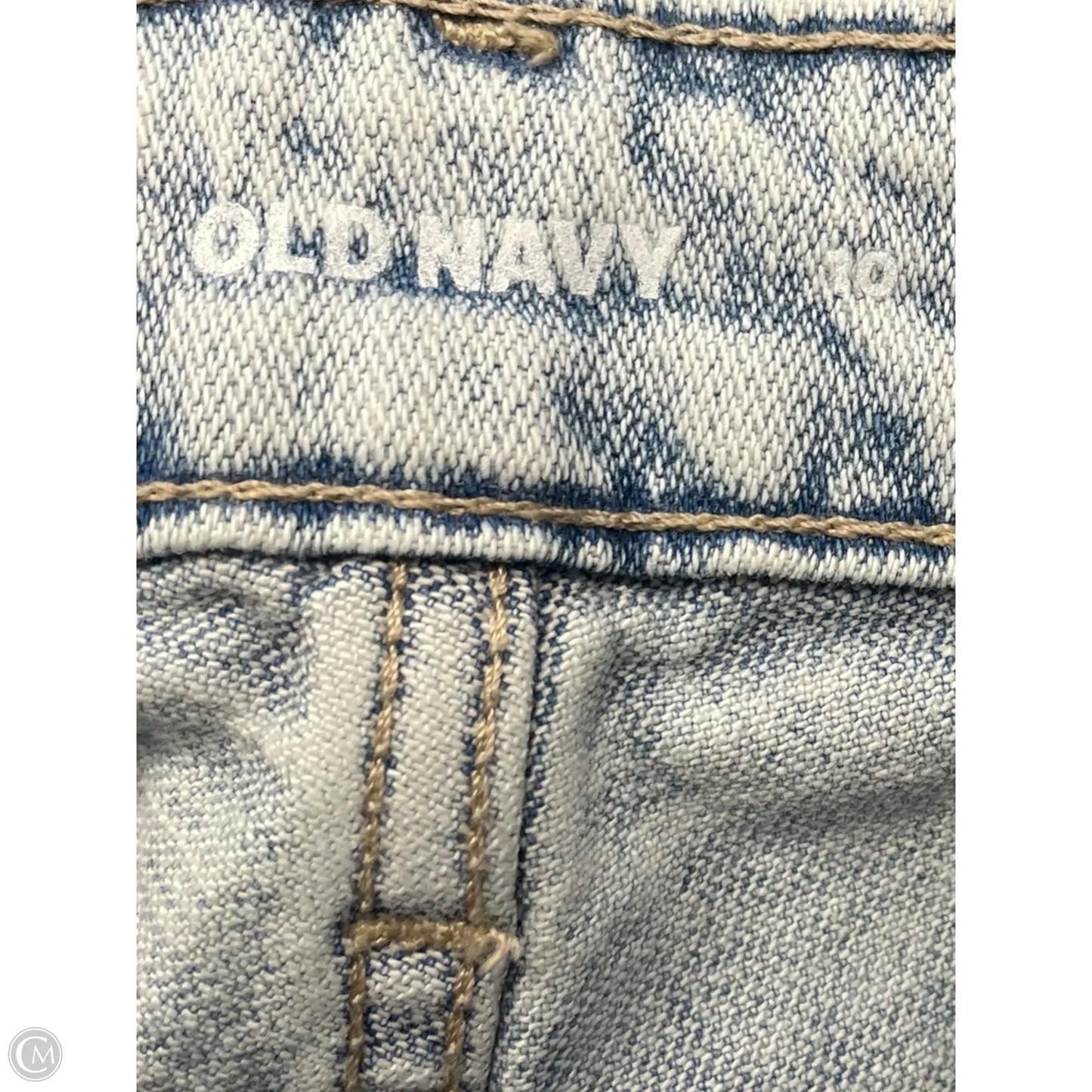 Jeans Straight By Old Navy In Blue Denim, Size: 10
