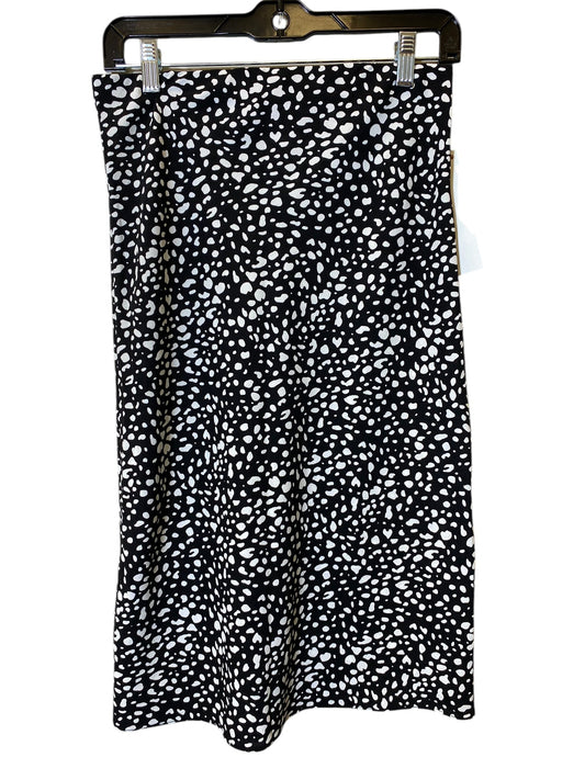 Skirt Midi By La Miel In Black & White, Size: M