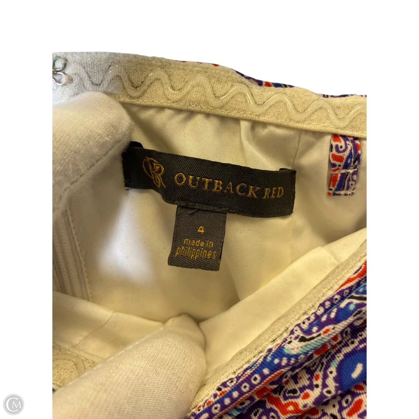Dress Casual Short By Outback Red In Multi-colored, Size: S