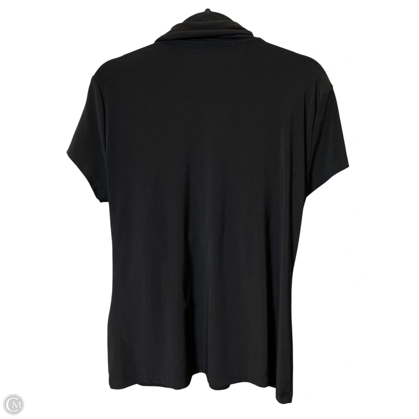 Top Short Sleeve By Dkny In Black, Size: Xl