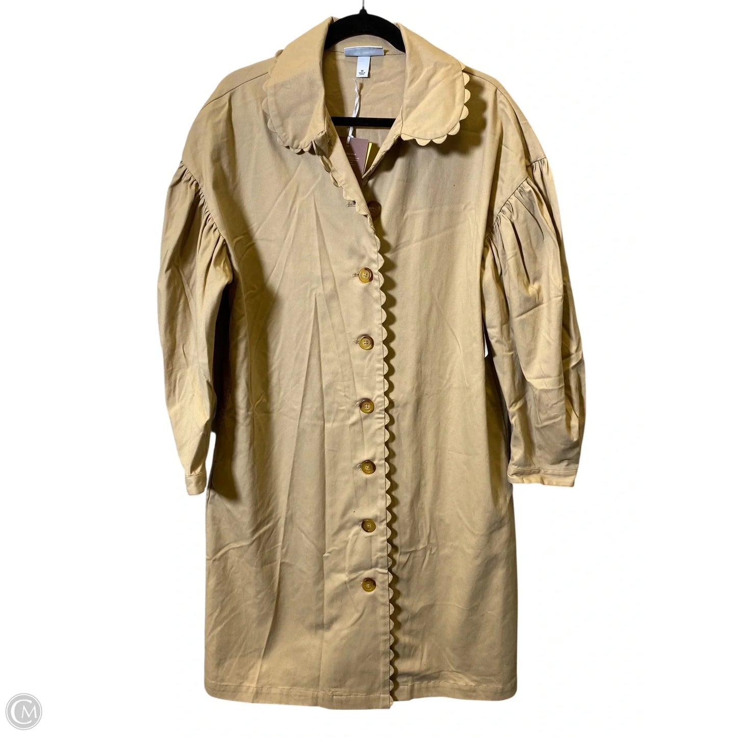 Jacket Other By Clothes Mentor In Beige, Size: M