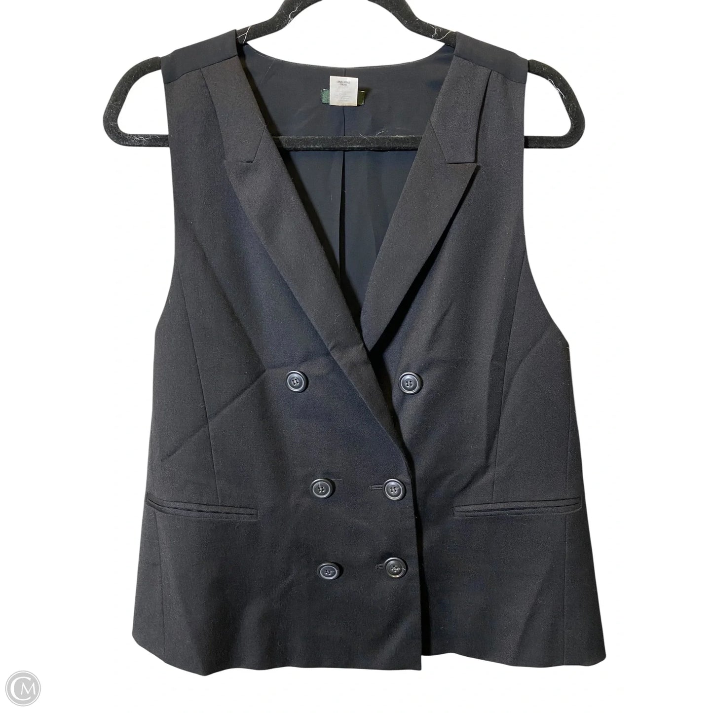 Vest Other By J. Crew In Black, Size: 6