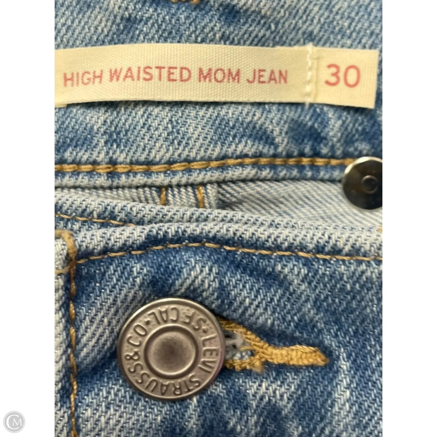 Jeans Straight By Levis In Blue, Size: 10