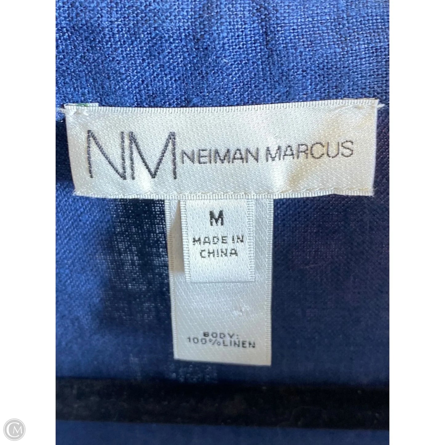 Romper Designer By Neiman Marcus In Blue, Size: M