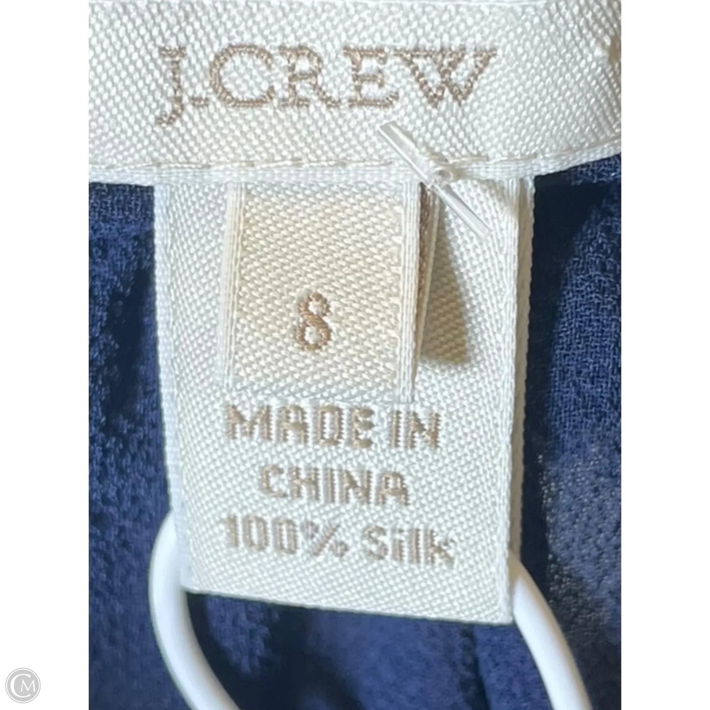 Blouse Long Sleeve By J. Crew In Blue, Size: 8