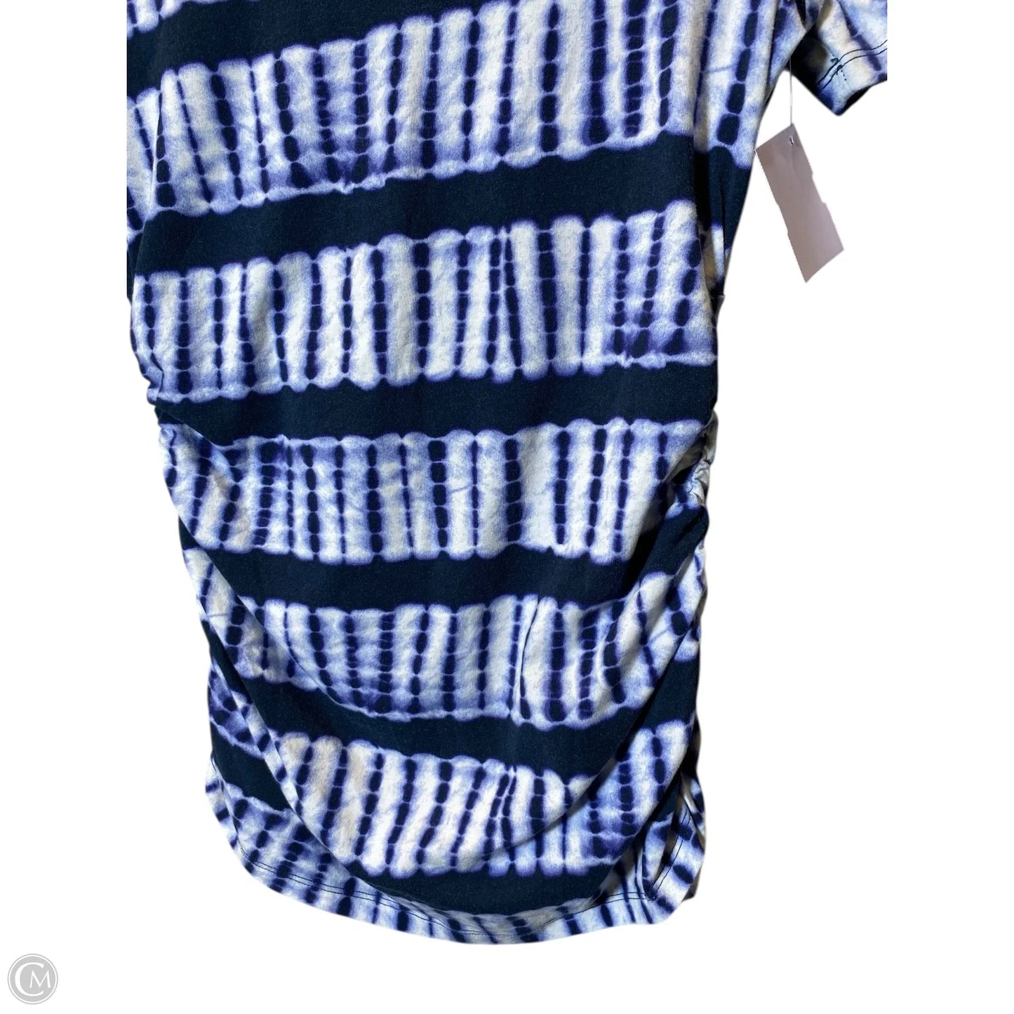 Top Short Sleeve By Michael By Michael Kors In Blue & White, Size: Xs