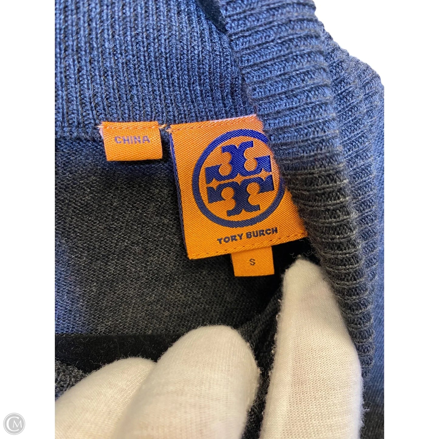 Sweater Designer By Tory Burch In Grey, Size: S