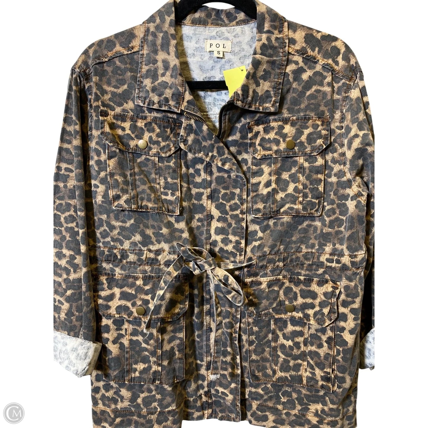 Jacket Other By Pol In Animal Print, Size: S