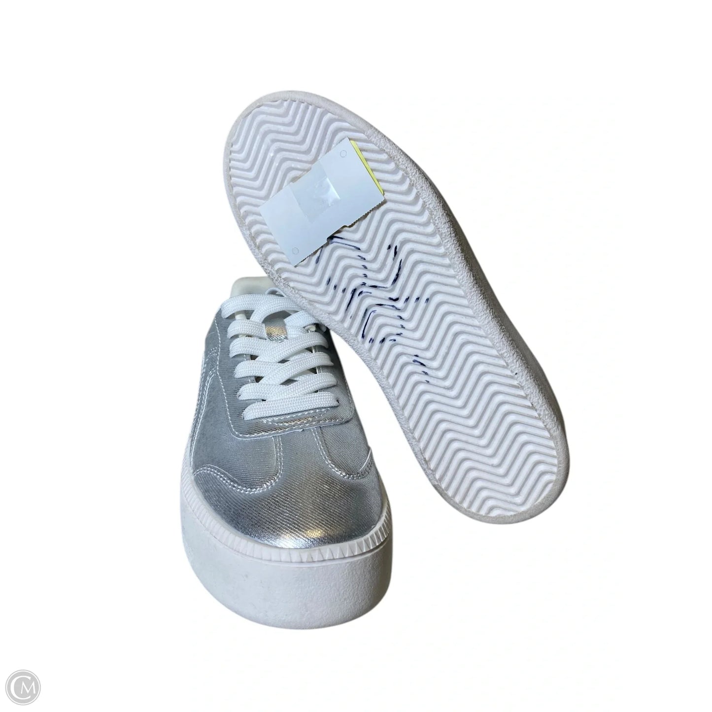 Shoes Flats By Clothes Mentor In Silver, Size: 6