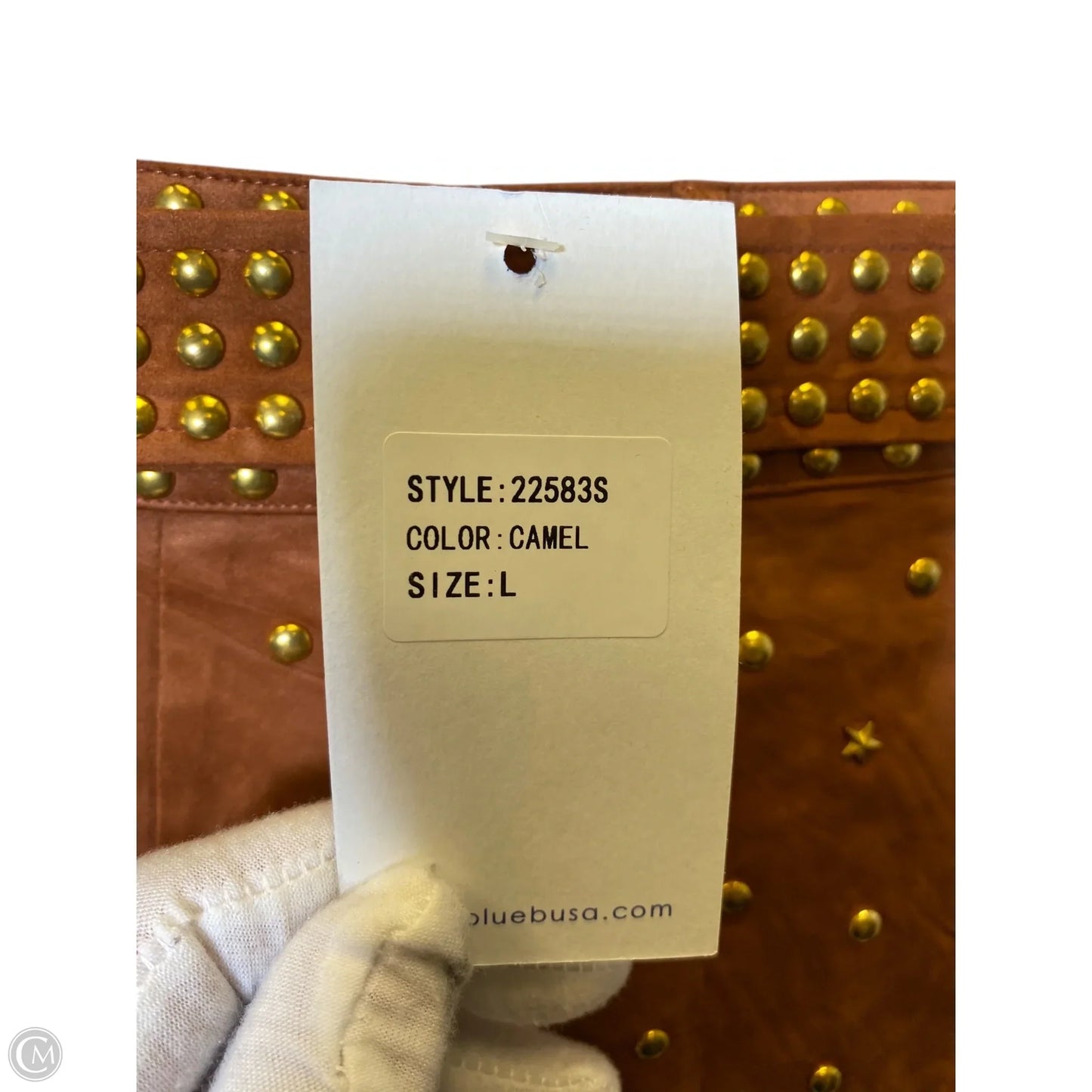 Skirt Mini & Short By Clothes Mentor In Camel, Size: L