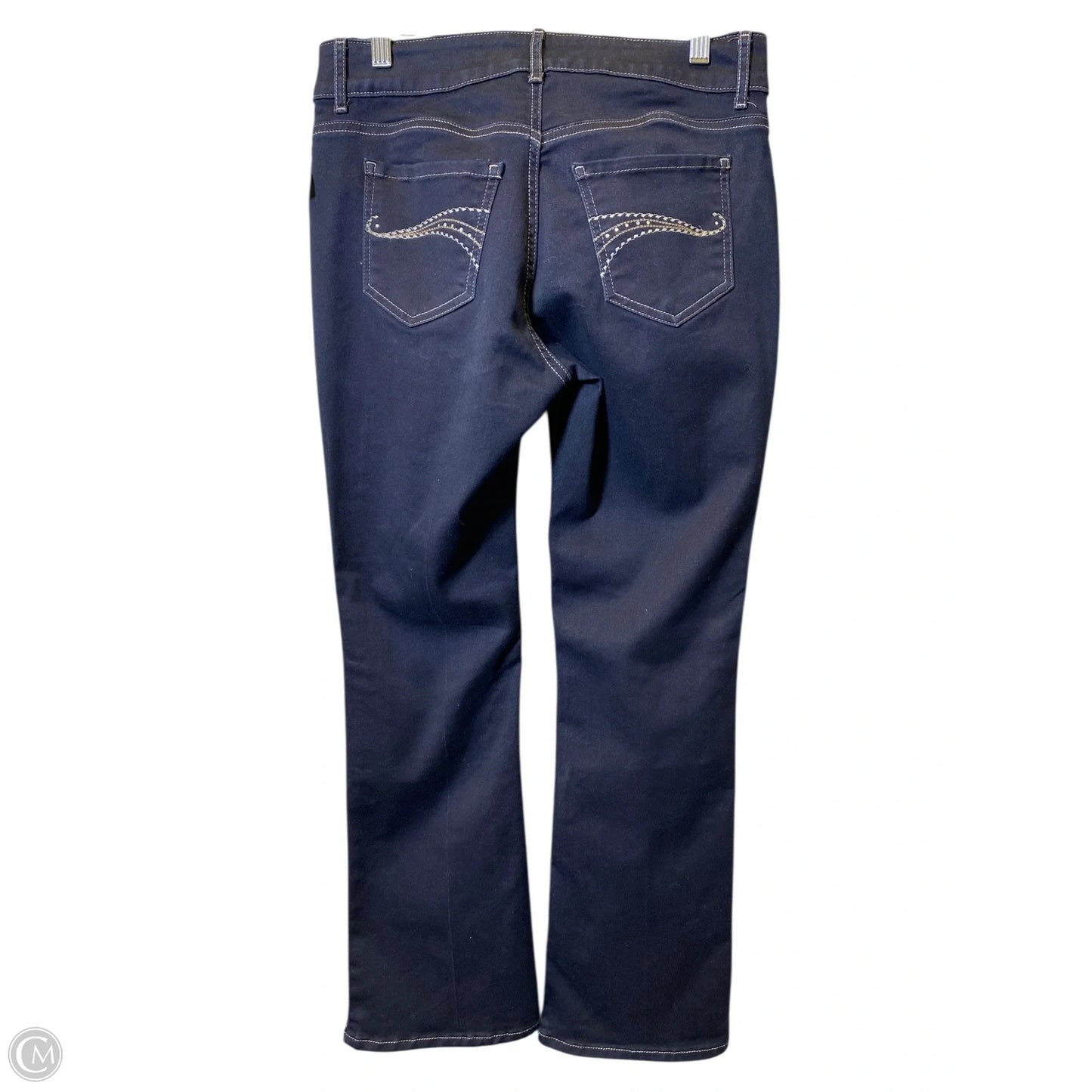 Jeans Boot Cut By Lee In Blue Denim, Size: 8