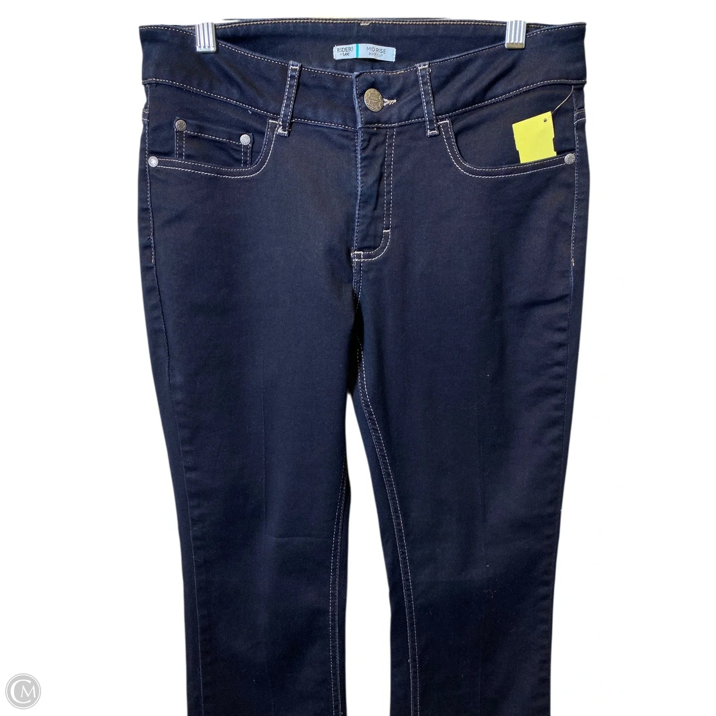 Jeans Boot Cut By Lee In Blue Denim, Size: 8