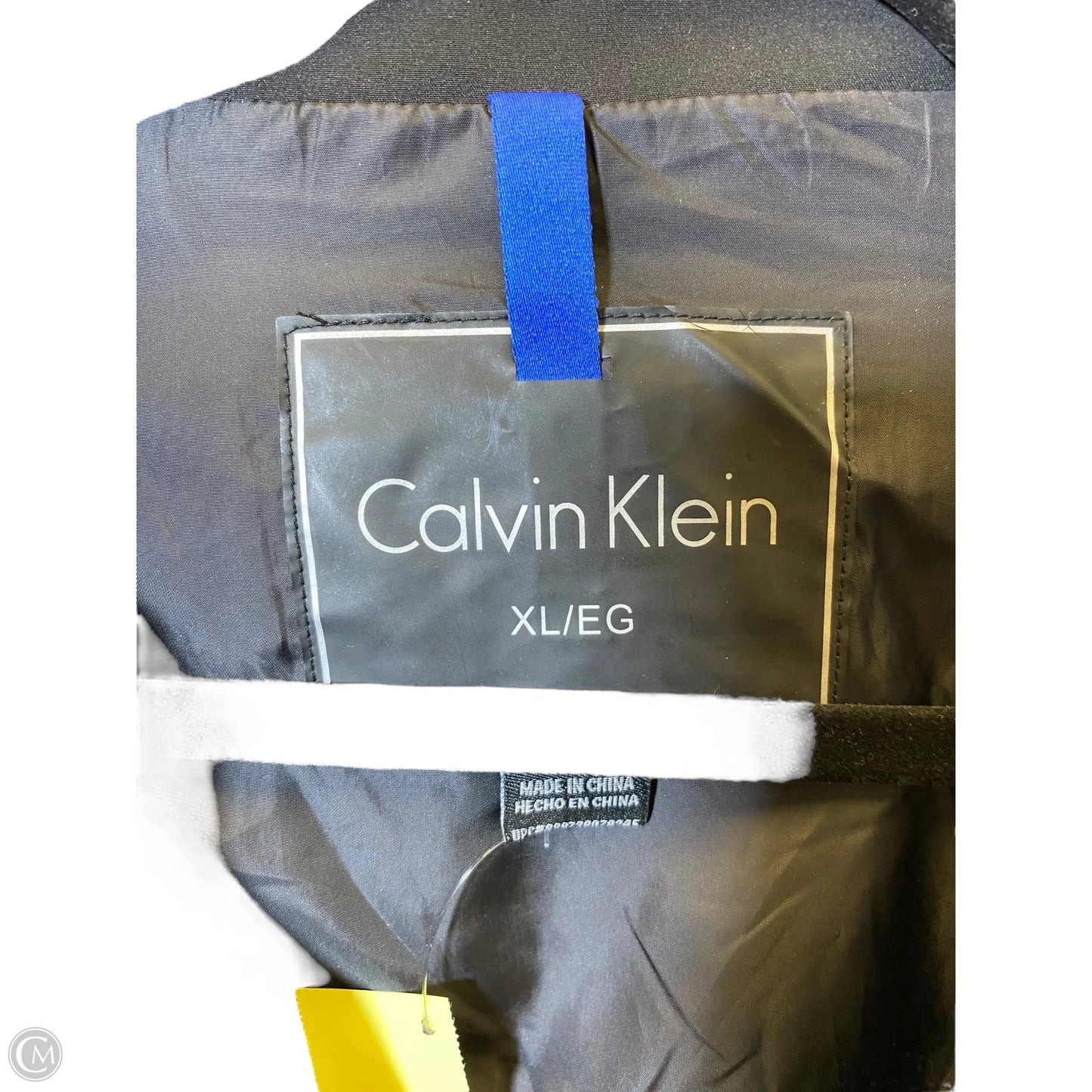 Jacket Puffer & Quilted By Calvin Klein In Black, Size: Xl