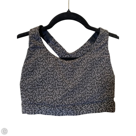 Athletic Bra By Athleta In Black & Grey, Size: S