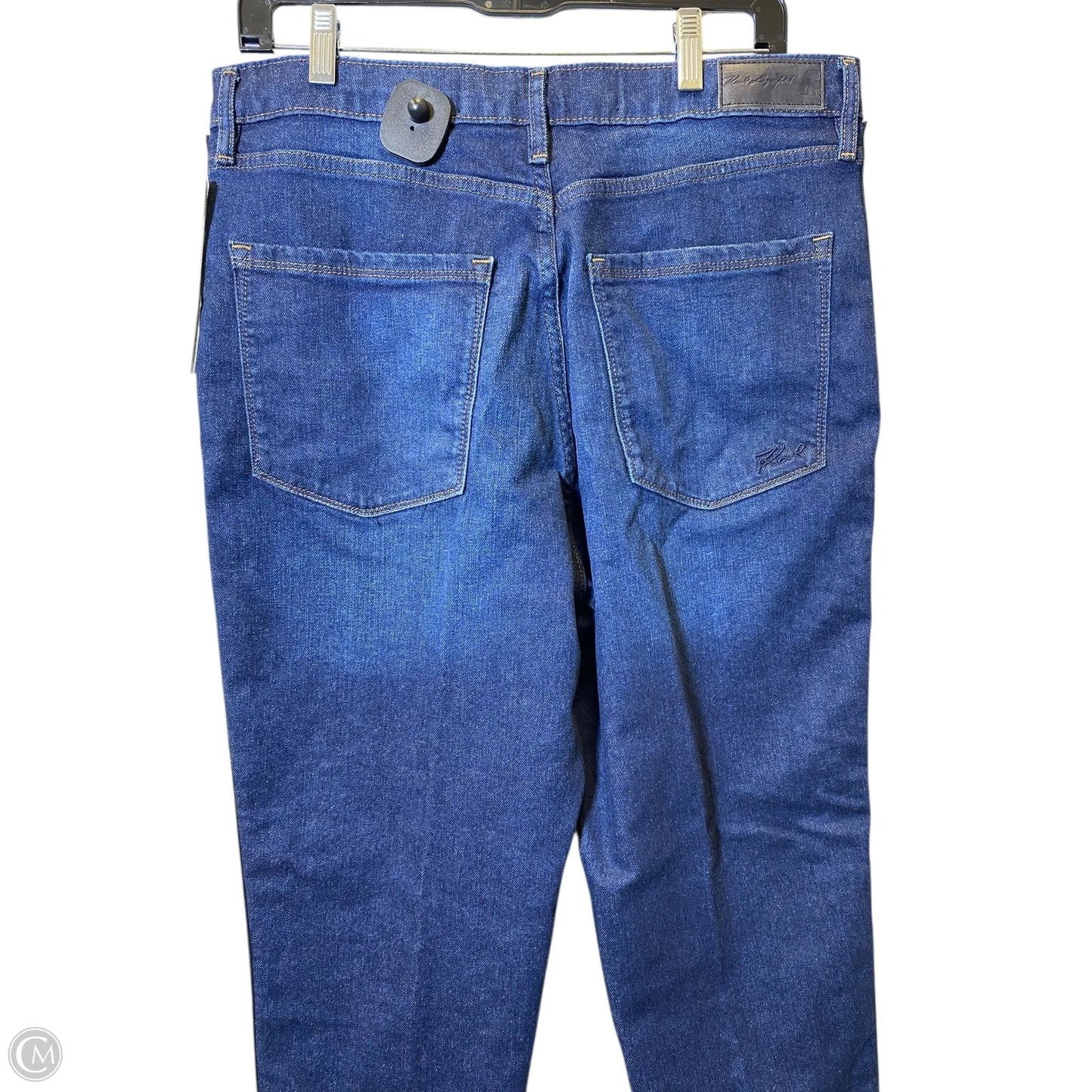 Jeans Designer By Karl Lagerfeld In Blue Denim, Size: 12