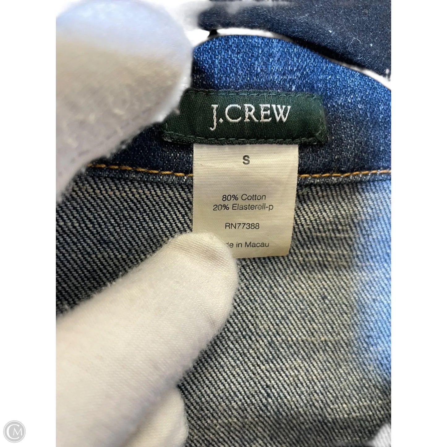 Jacket Denim By J. Crew In Blue Denim, Size: S