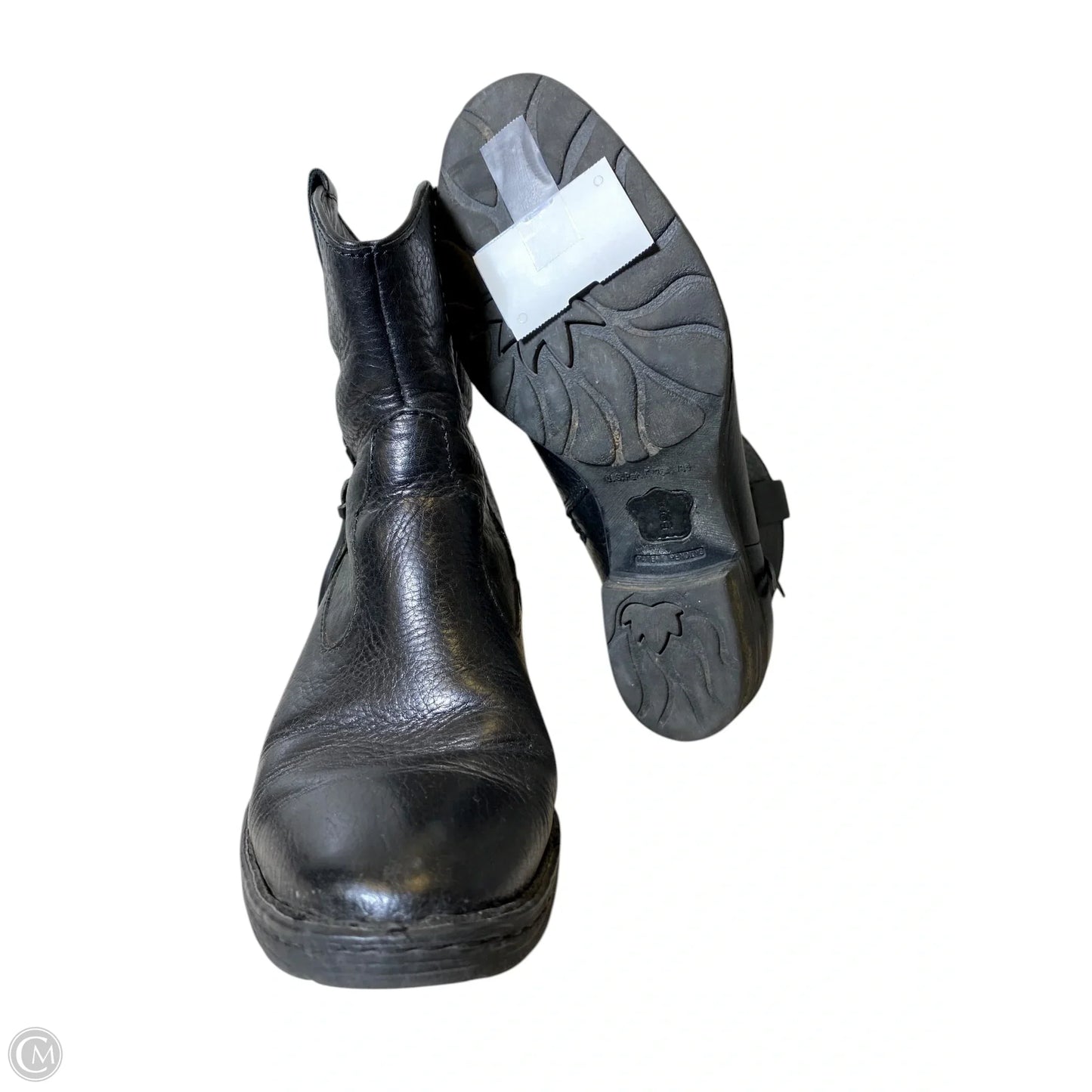 Boots Ankle Heels By Born In Black, Size: 7.5