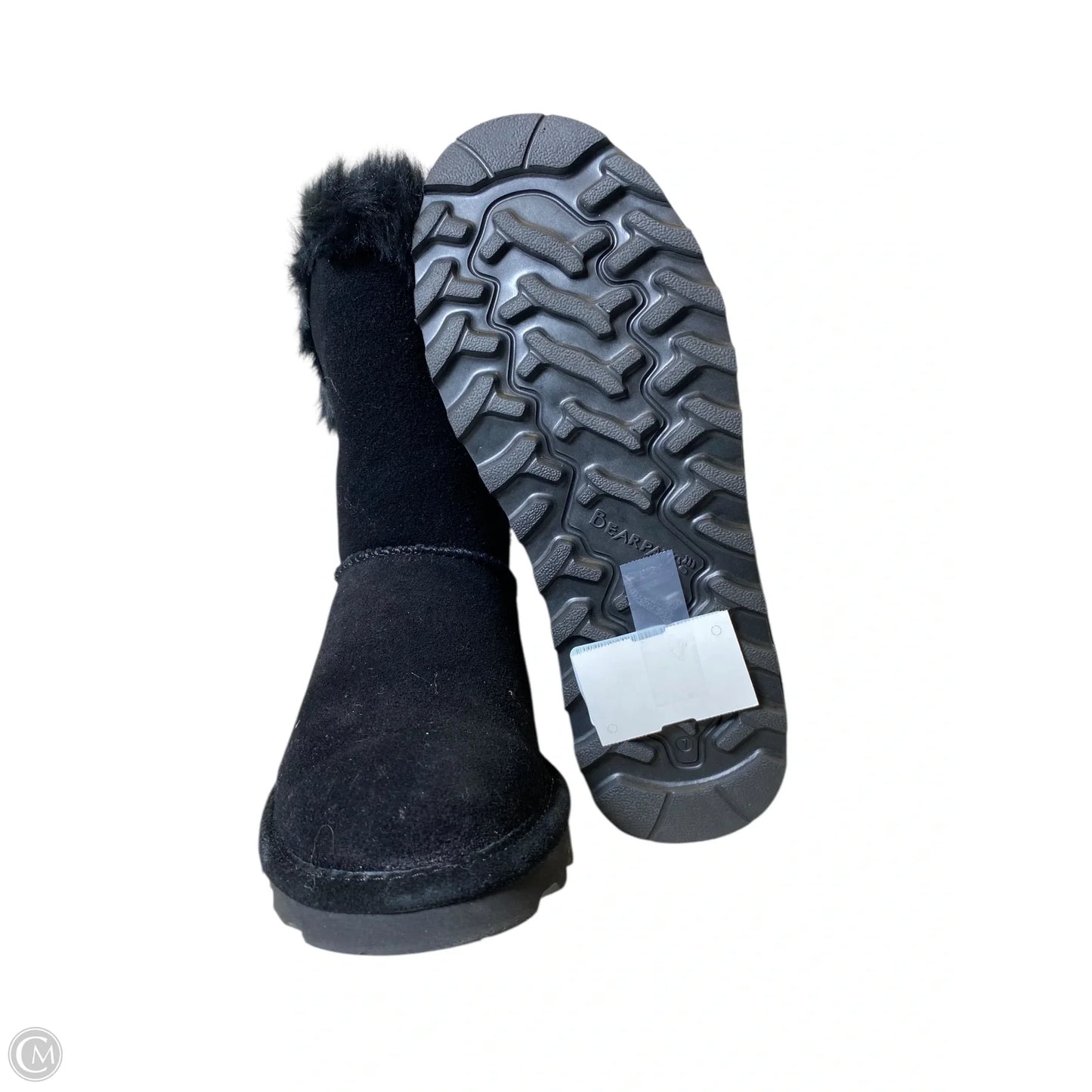 Boots Mid-calf Flats By Bearpaw In Black, Size: 7