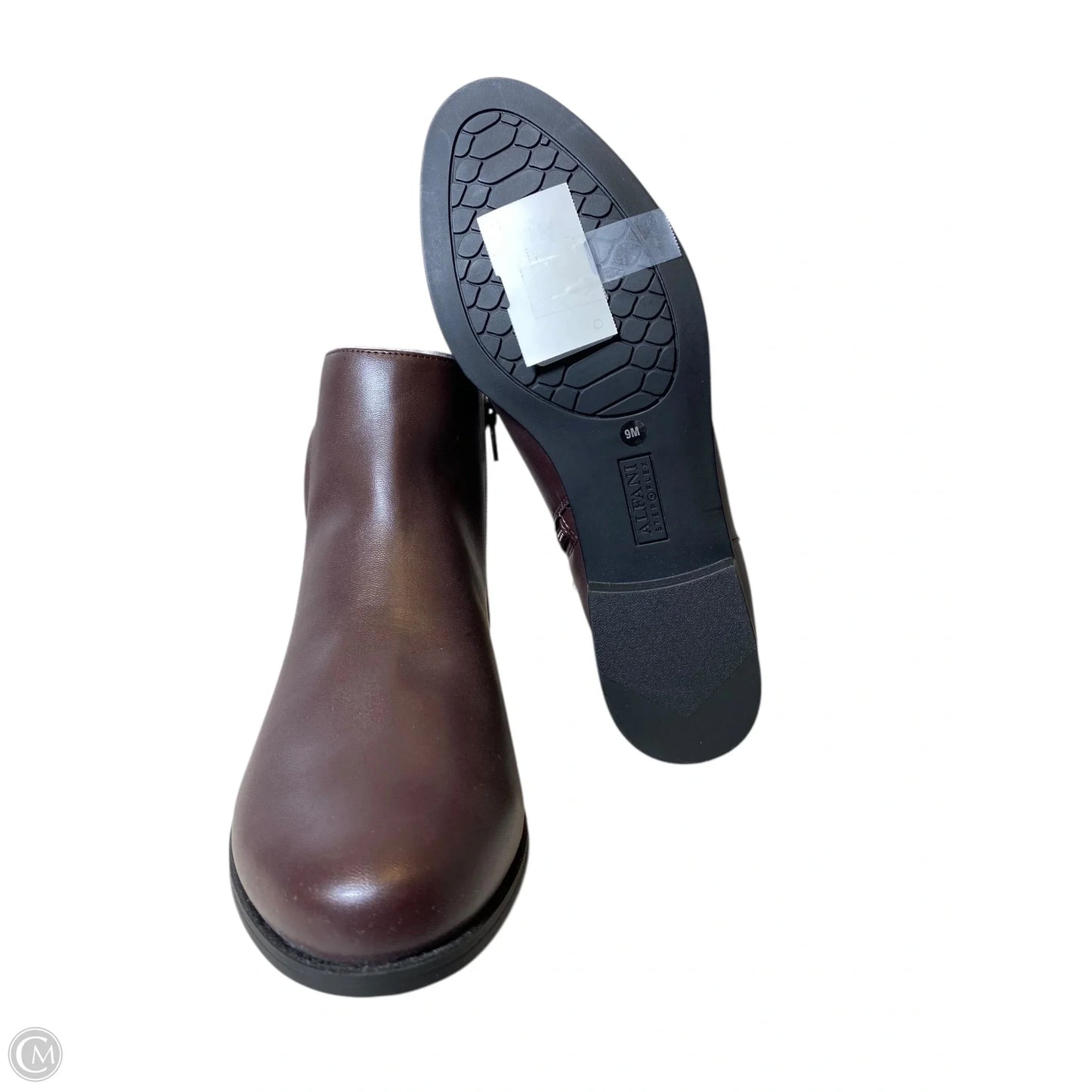 Boots Ankle Flats By Alfani In Maroon, Size: 9