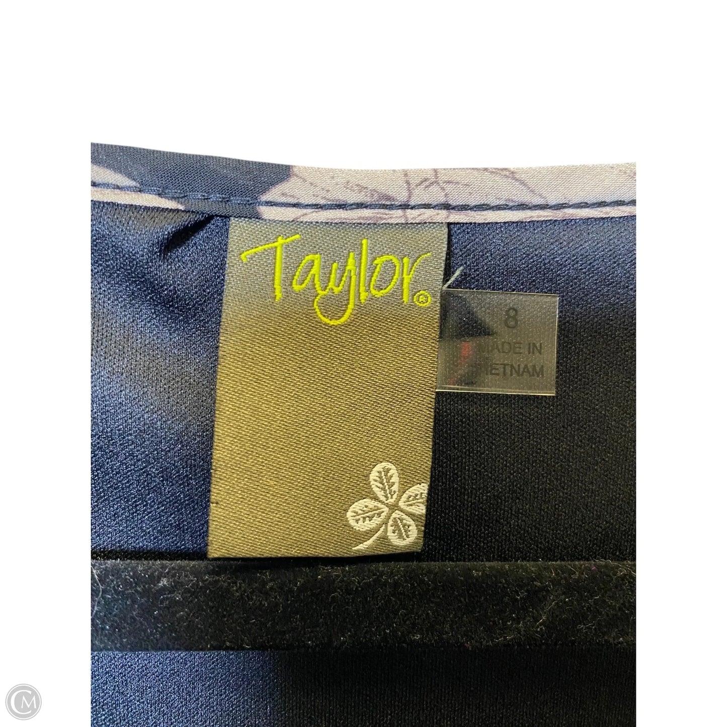 Dress Casual Short By Taylor In Black & Tan, Size: 8