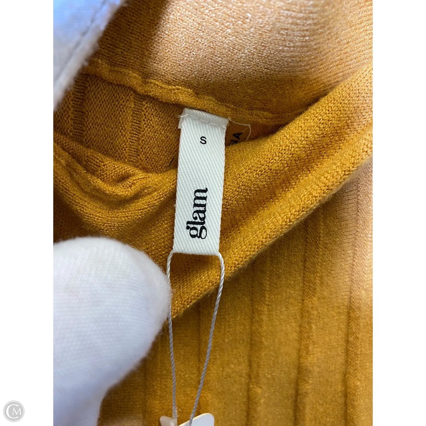 Skirt Midi By Glam In Yellow, Size: S