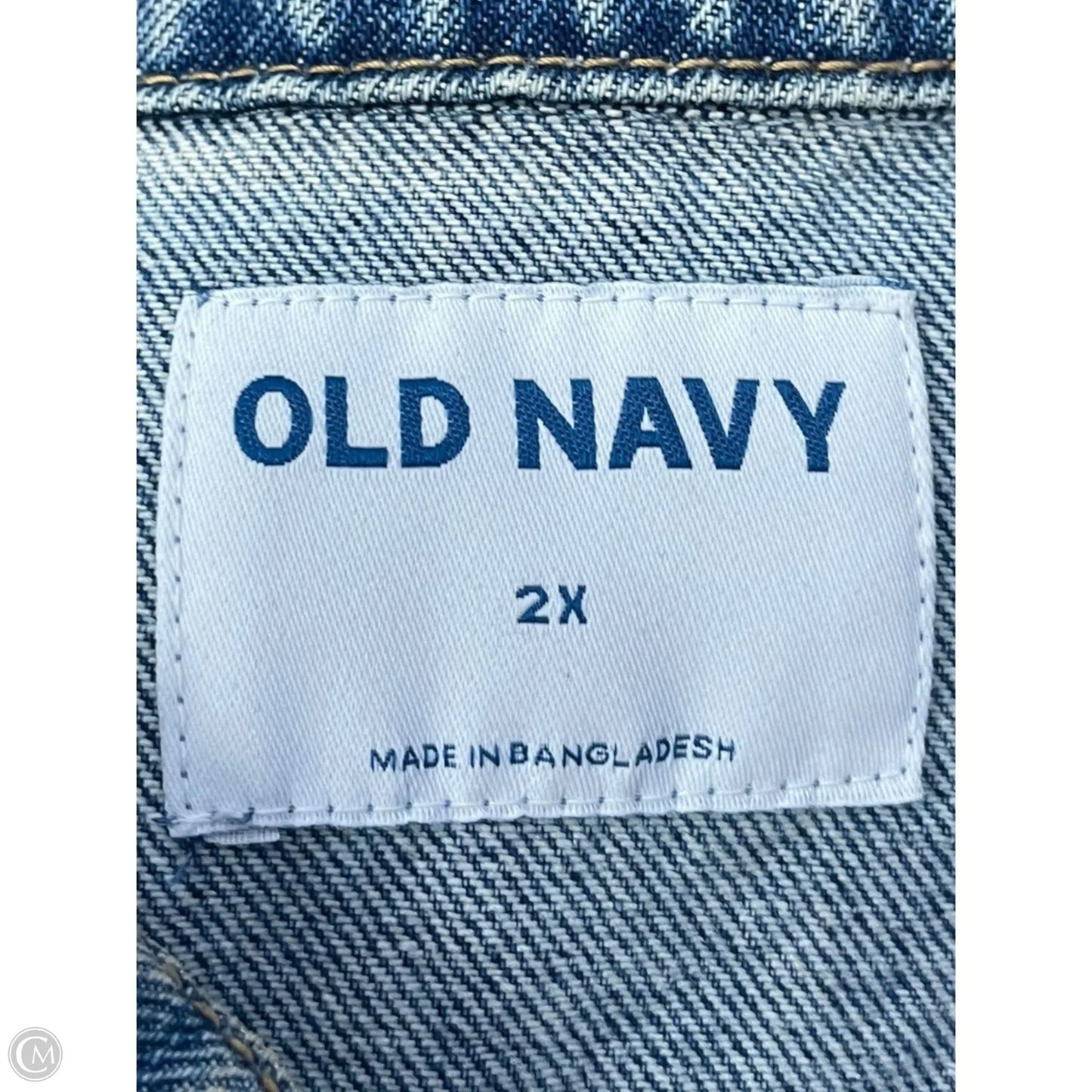 Jacket Denim By Old Navy In Blue Denim, Size: 2x