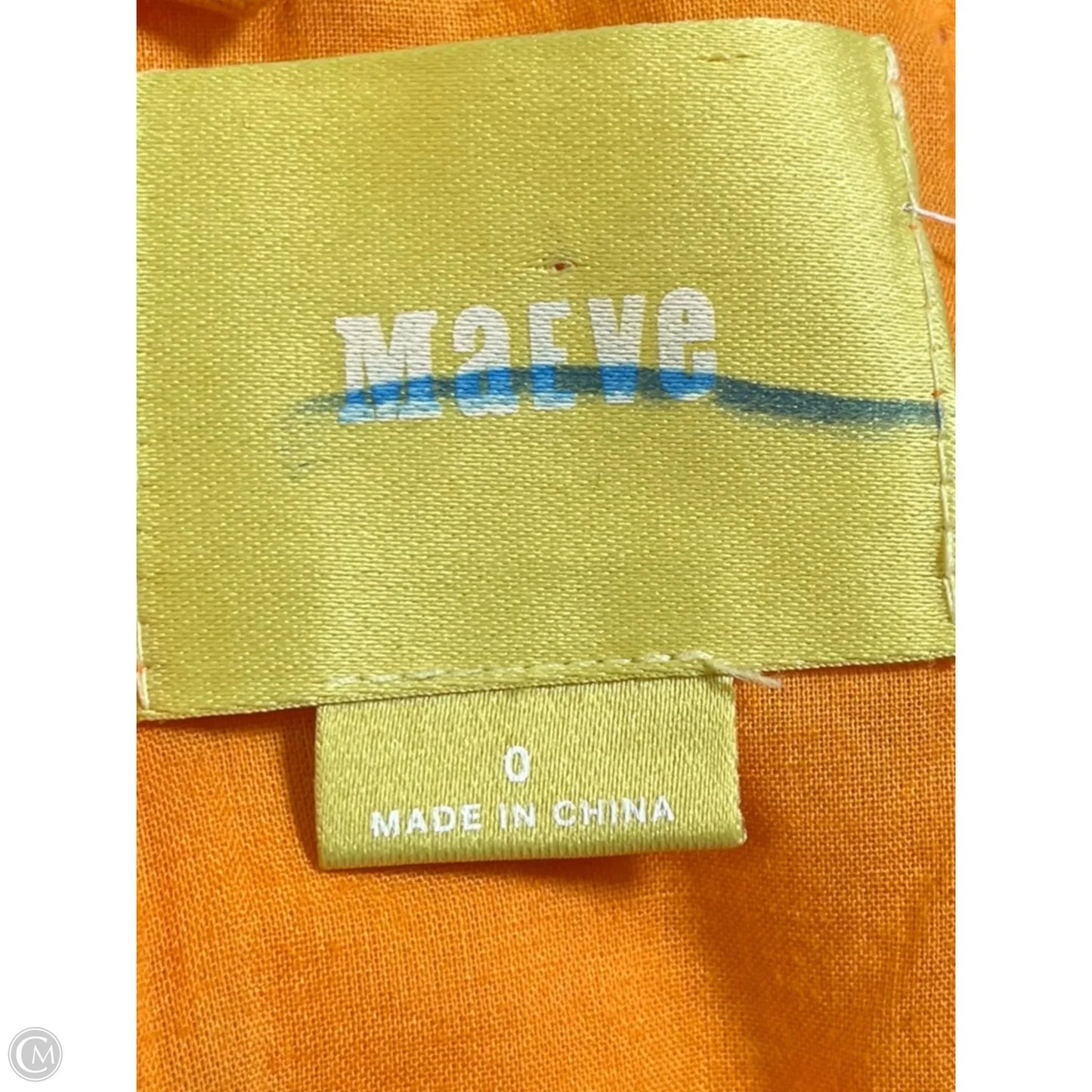 Dress Casual Midi By Maeve In Orange, Size: 0