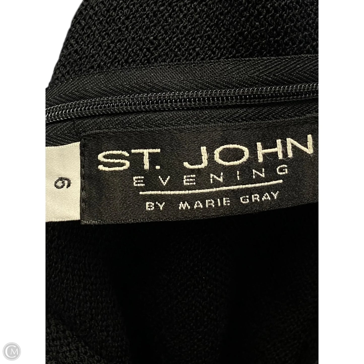 Dress Luxury Designer By St John Collection In Black, Size: S