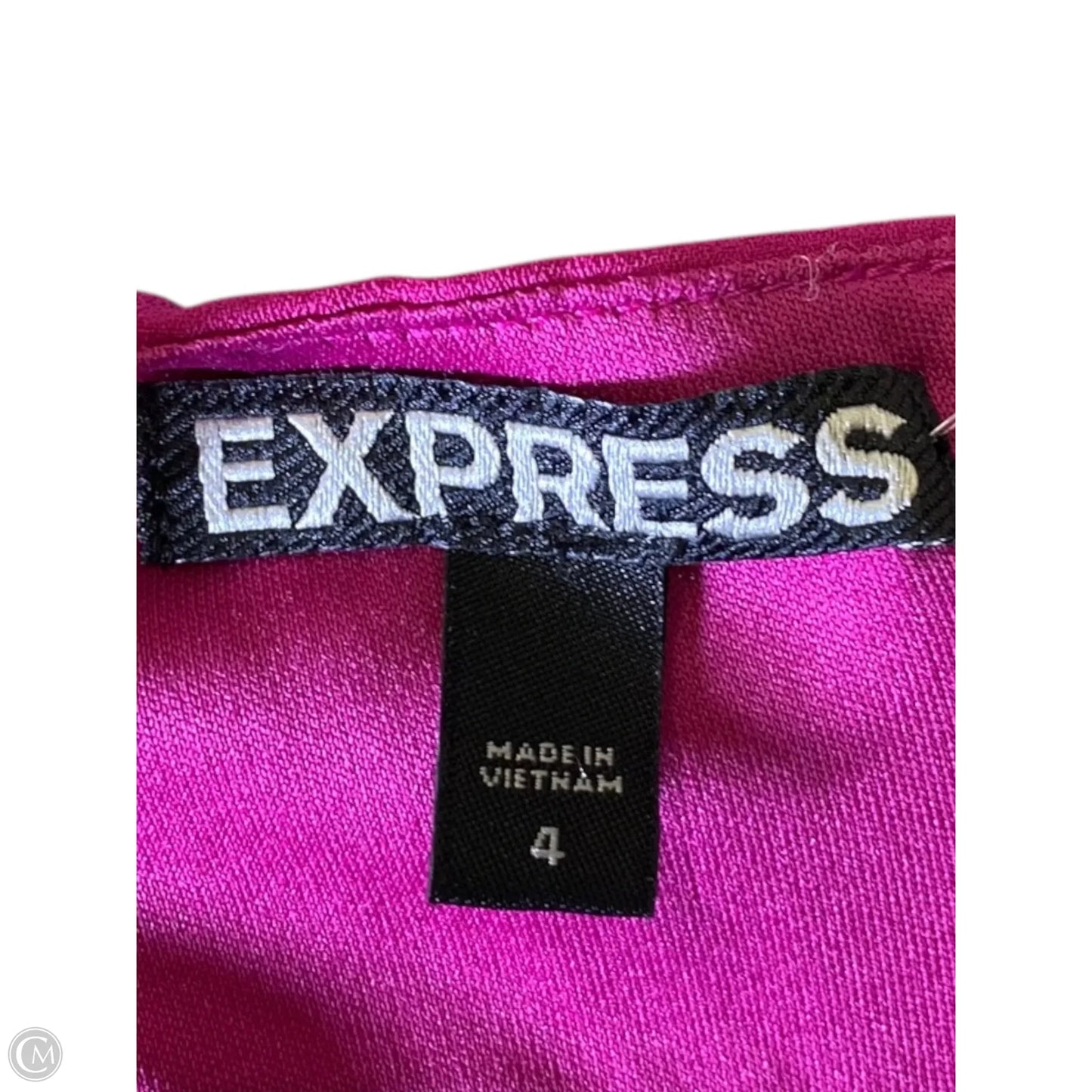 Dress Casual Short By Express In Pink, Size: S