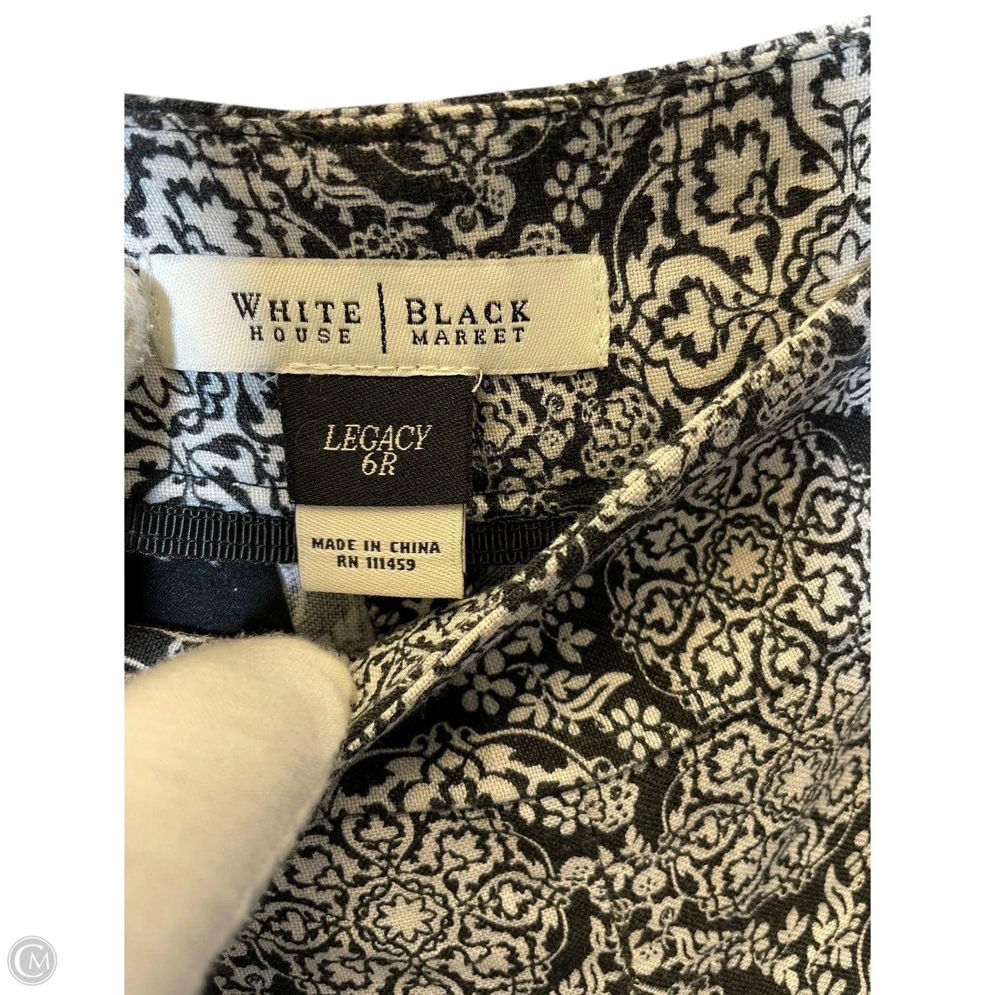 Pants Lounge By White House Black Market In Black & White, Size: 6