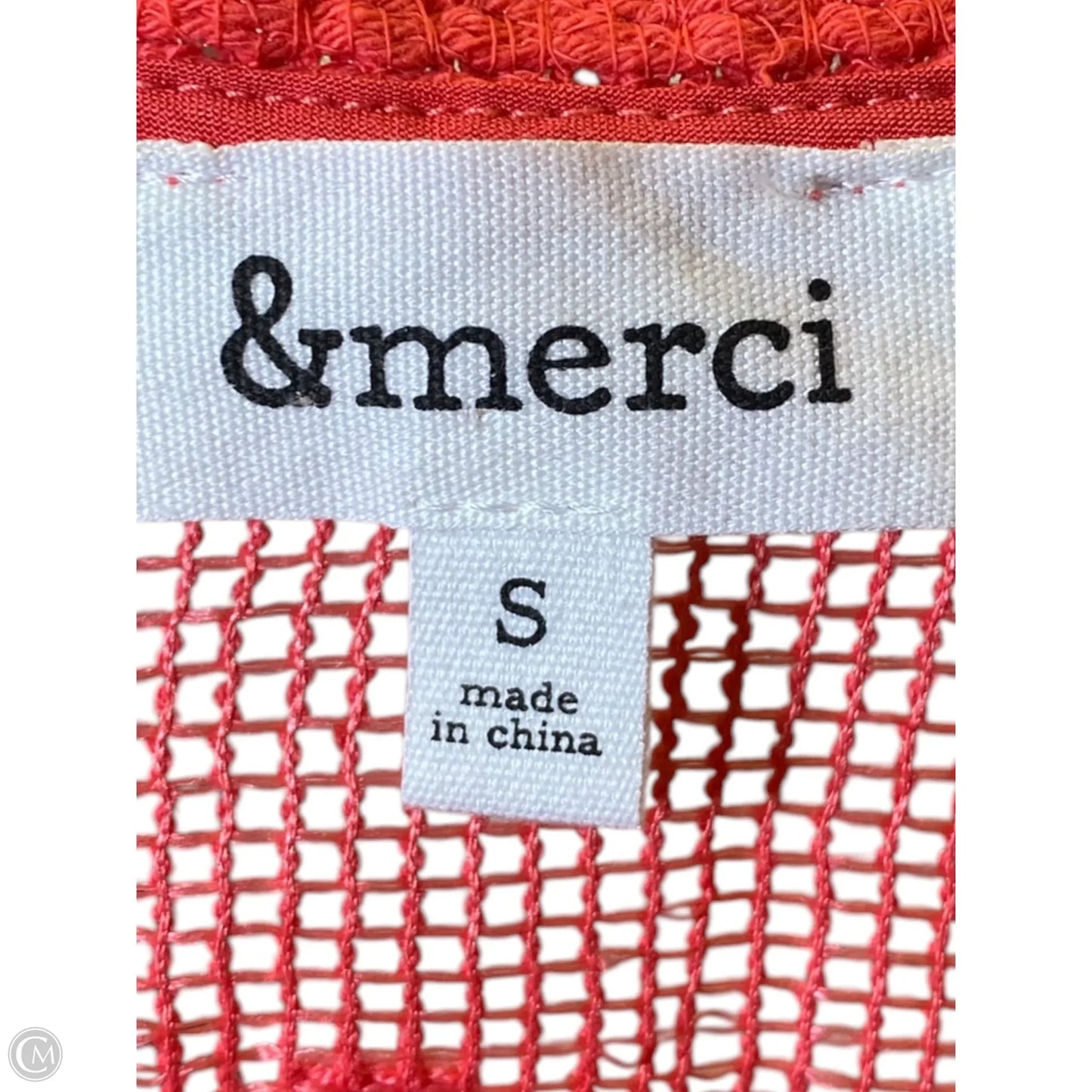 Top Sleeveless By &merci In Orange, Size: S