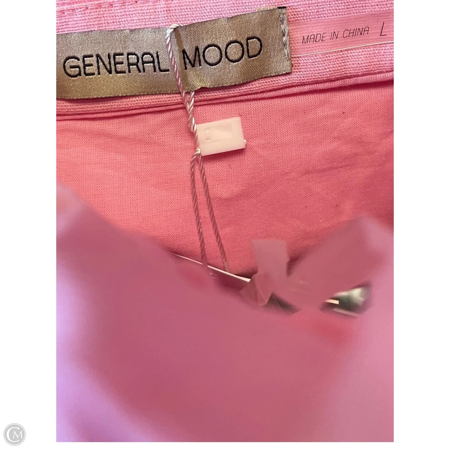 Top 2pc Sleeveless By Clothes Mentor In Pink, Size: L