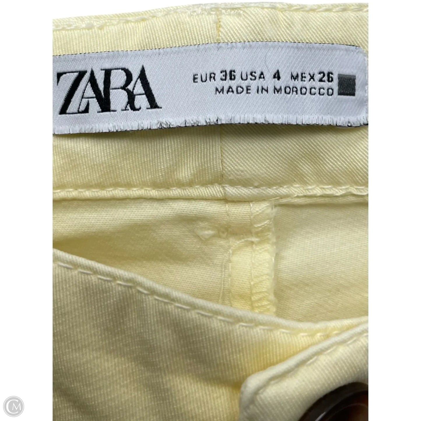 Pants Other By Zara In Yellow, Size: 4
