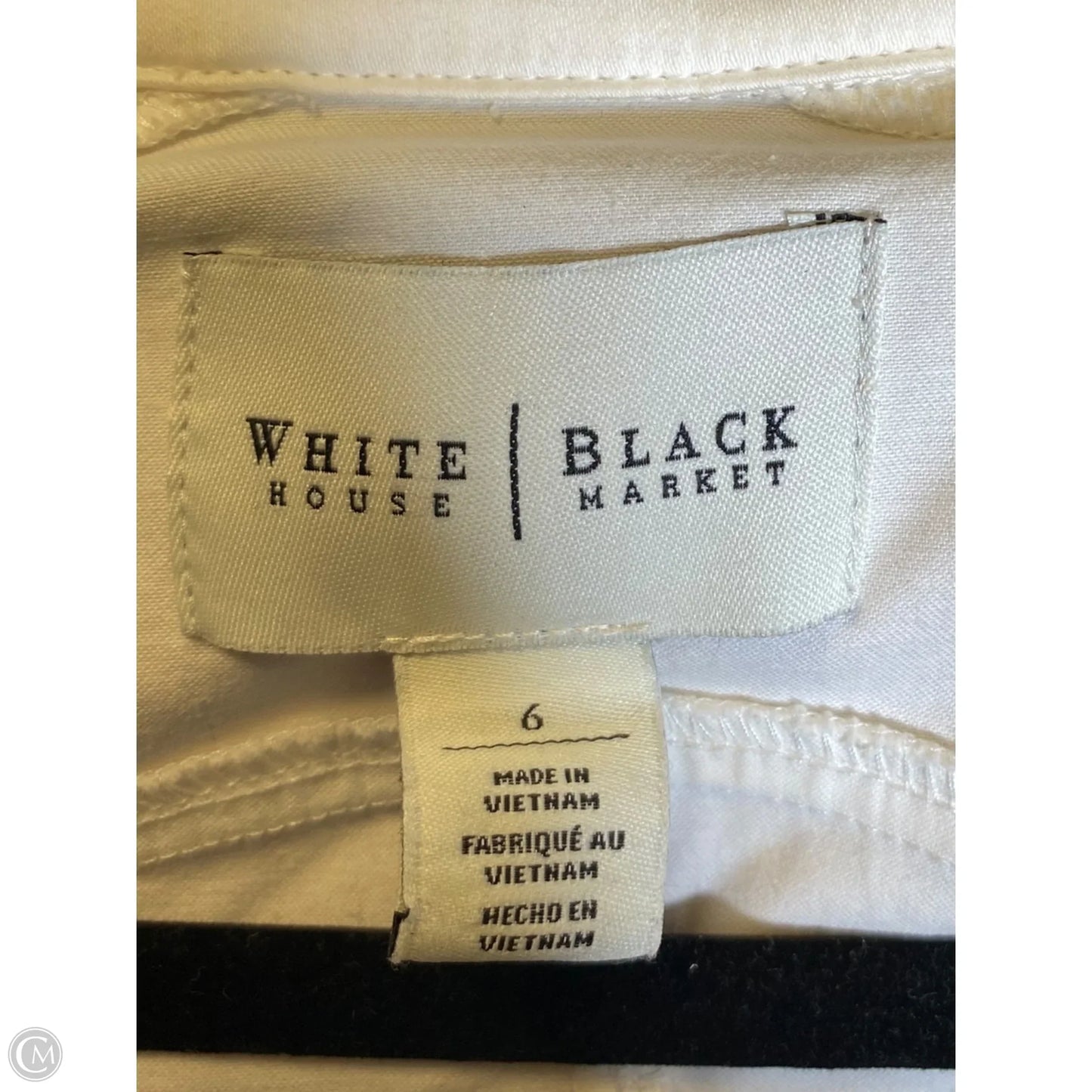 Jacket Other By White House Black Market In White, Size: S