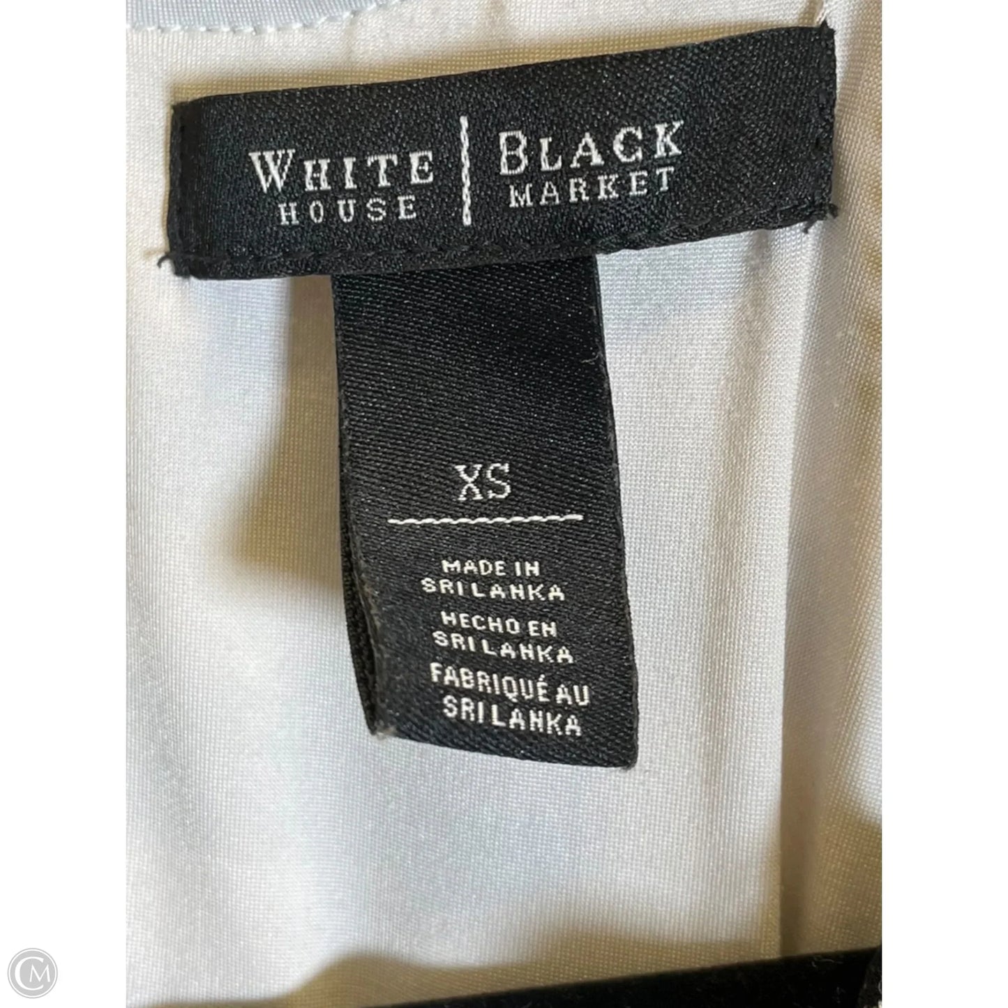 Dress Casual Maxi By White House Black Market In Black & White, Size: Xs