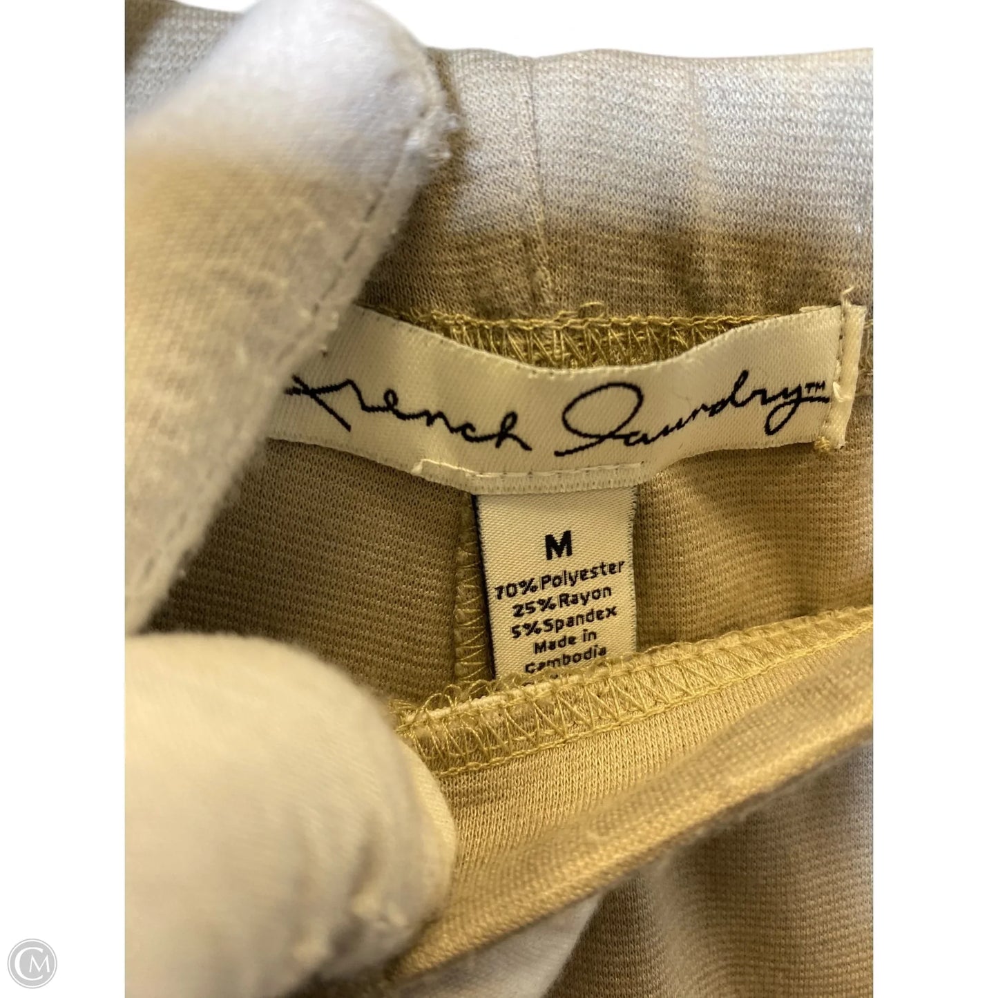 Athletic Leggings By French Laundry In Beige, Size: M