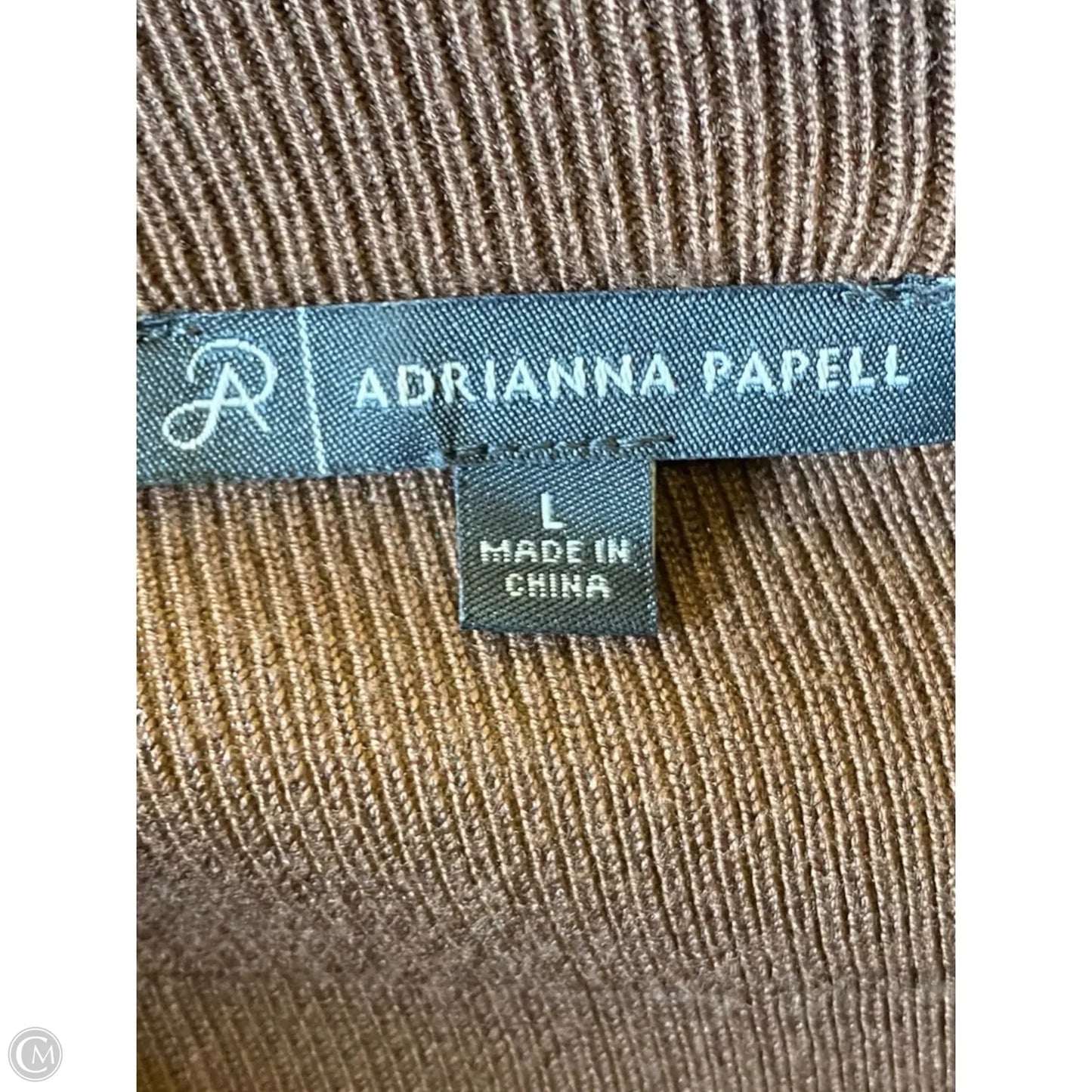 Jacket Other By Adrianna Papell In Brown, Size: L