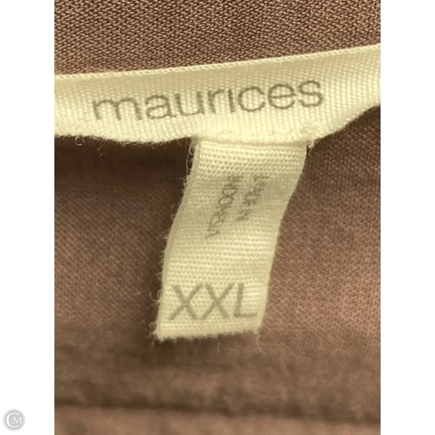 Top 3/4 Sleeve By Maurices In Brown, Size: Xxl