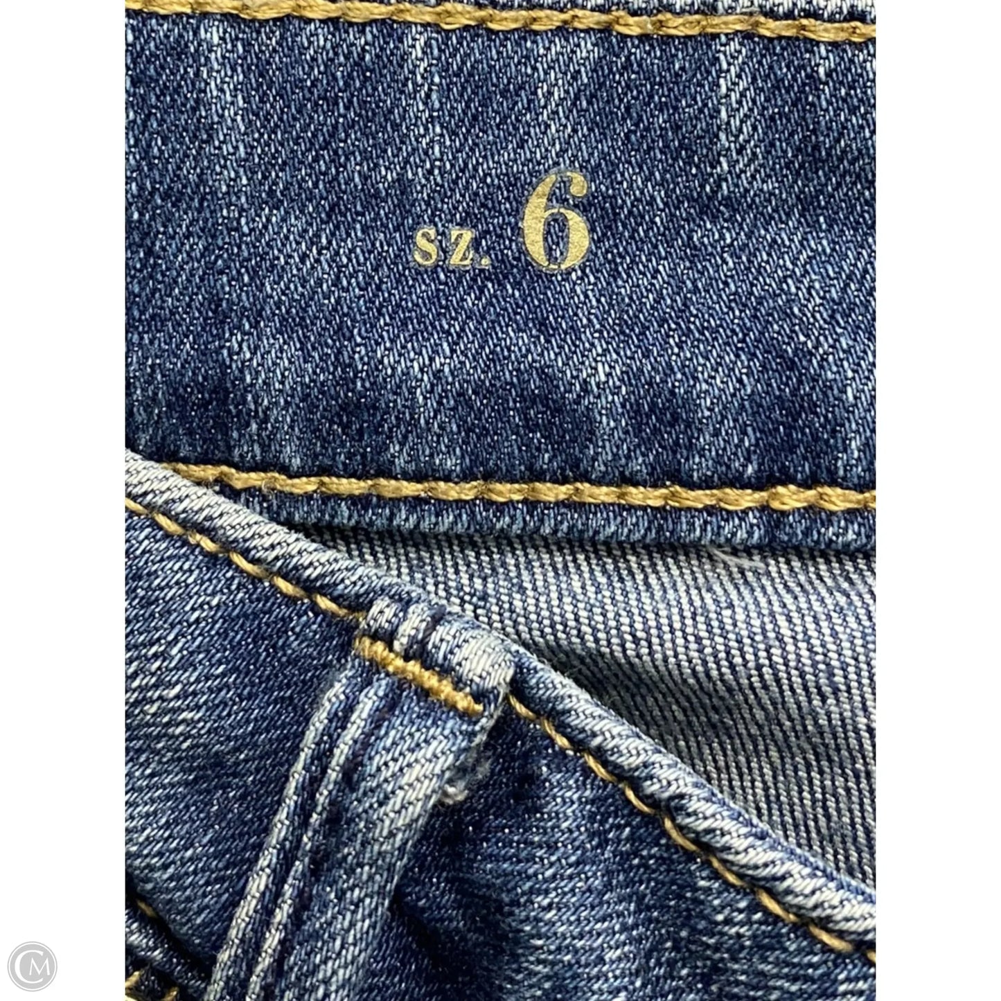 Jeans Straight By White House Black Market In Blue Denim, Size: 6