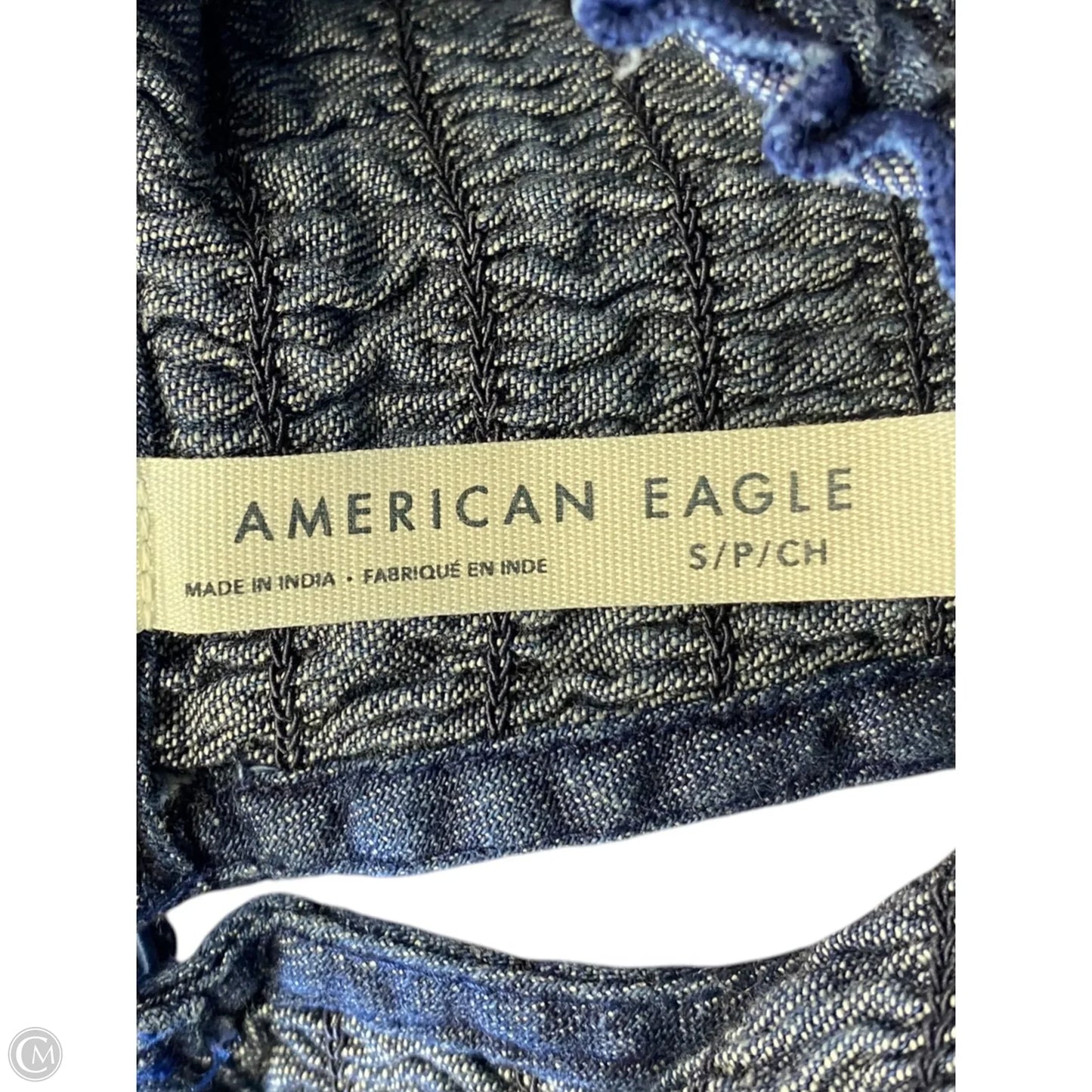 Dress Casual Short By American Eagle In Blue Denim, Size: S