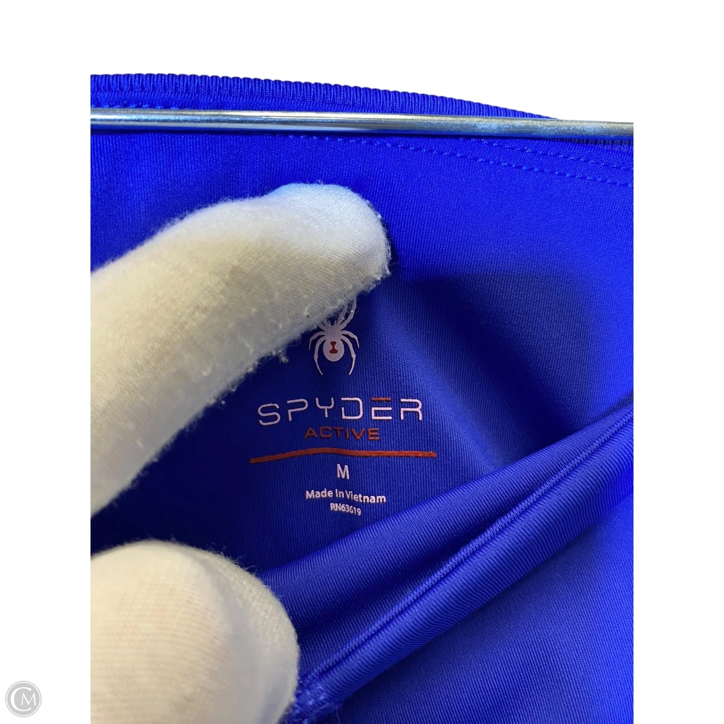 Athletic Leggings By Spyder In Blue, Size: M