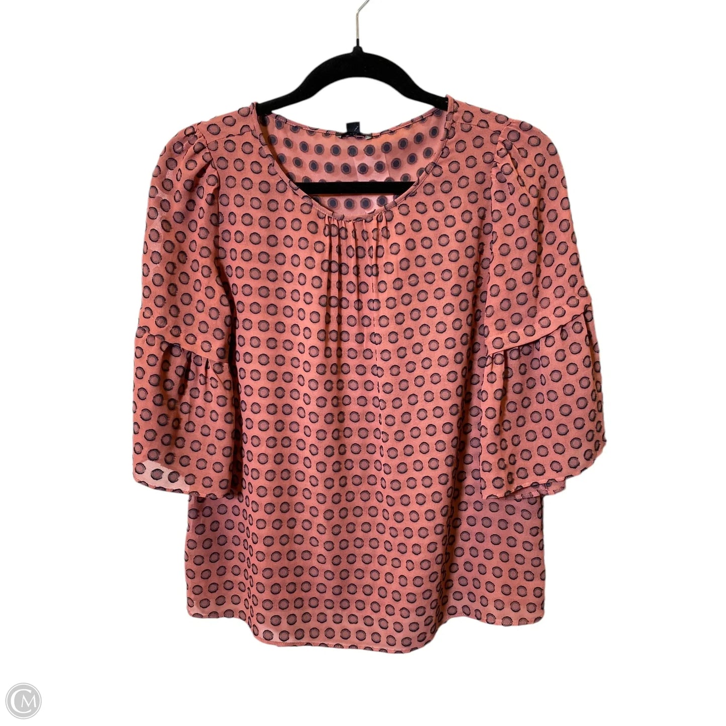 Top 3/4 Sleeve By Ann Taylor In Multi-colored, Size: Xs
