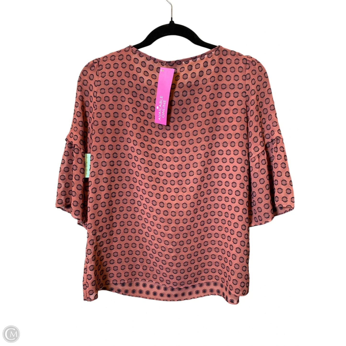 Top 3/4 Sleeve By Ann Taylor In Multi-colored, Size: Xs