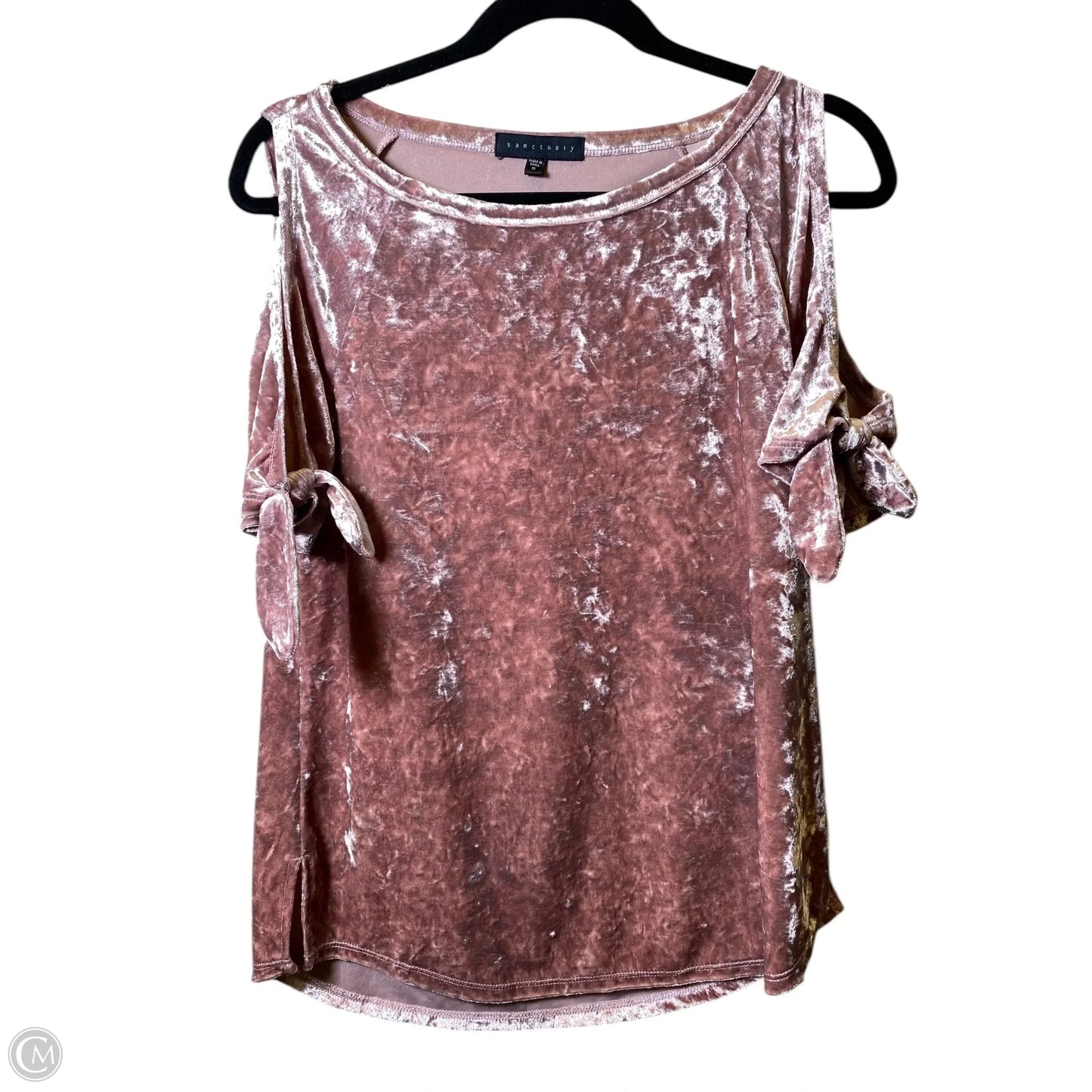 Top Short Sleeve By Sanctuary In Peach, Size: S