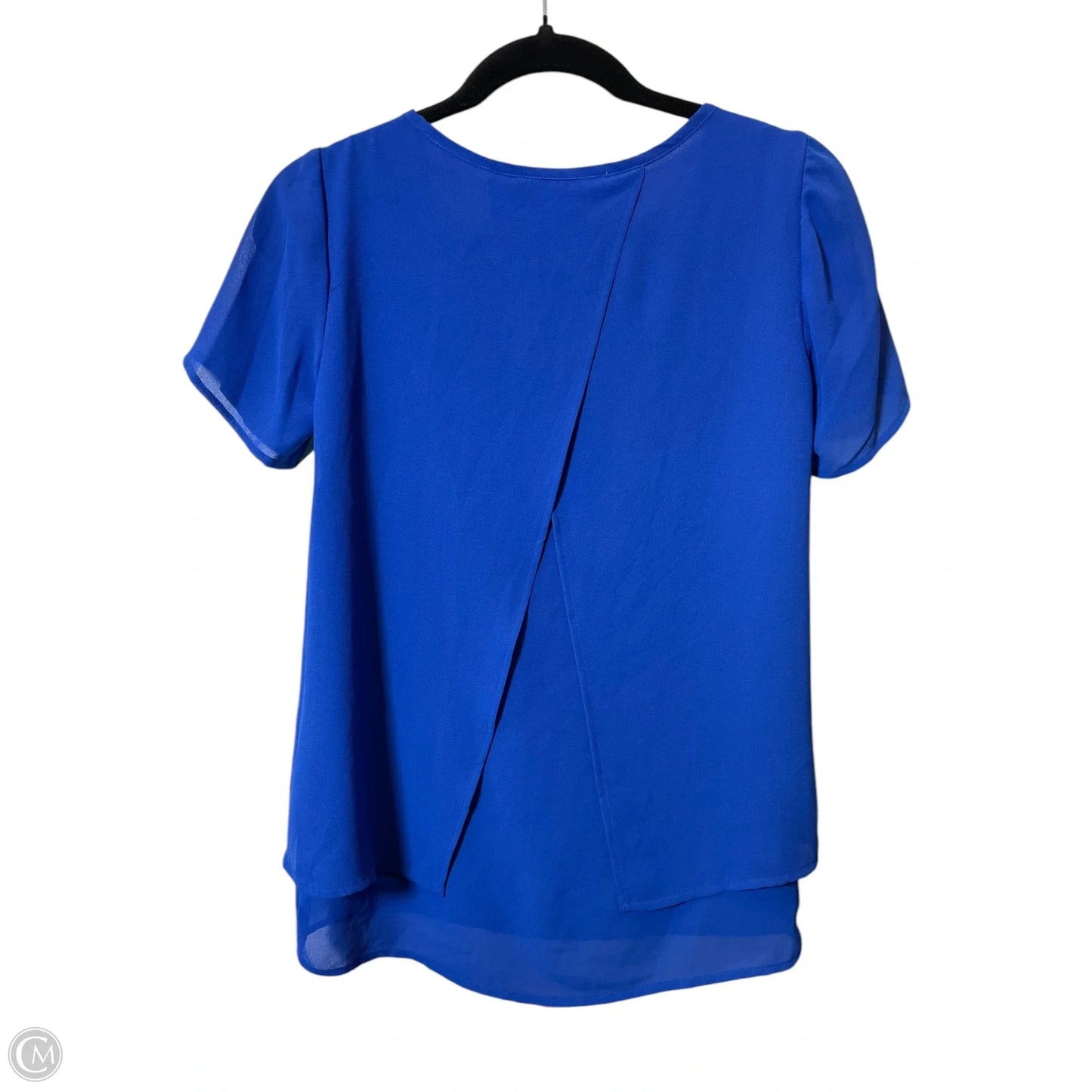 Top Short Sleeve By Michael By Michael Kors In Blue, Size: Xs