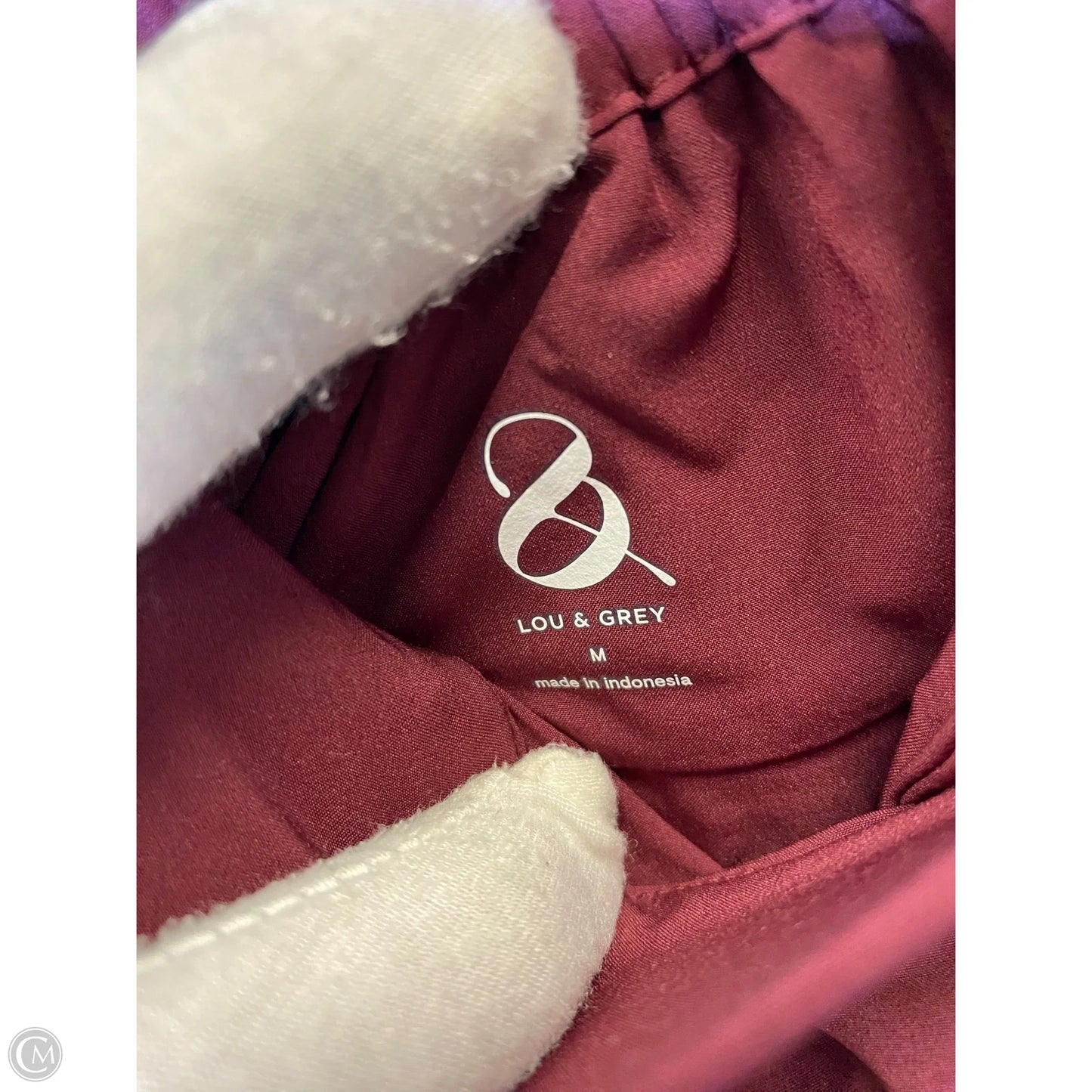 Athletic Pants By Lou And Grey In Maroon, Size: M