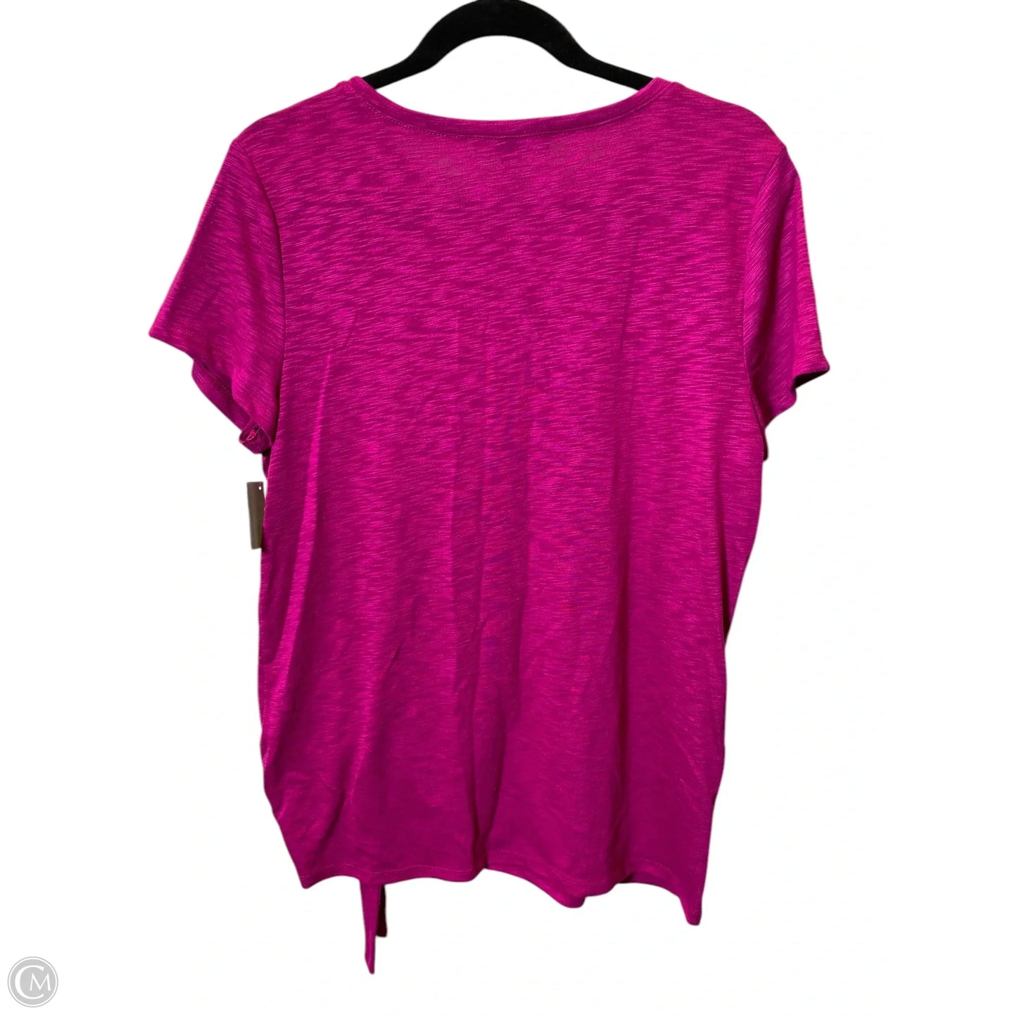 Top Short Sleeve By Inc In Pink, Size: L