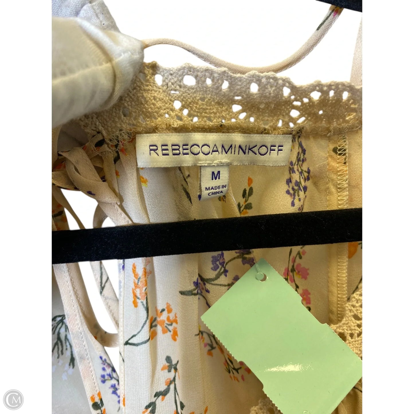 Top Long Sleeve Designer By Rebecca Minkoff In Floral Print, Size: M