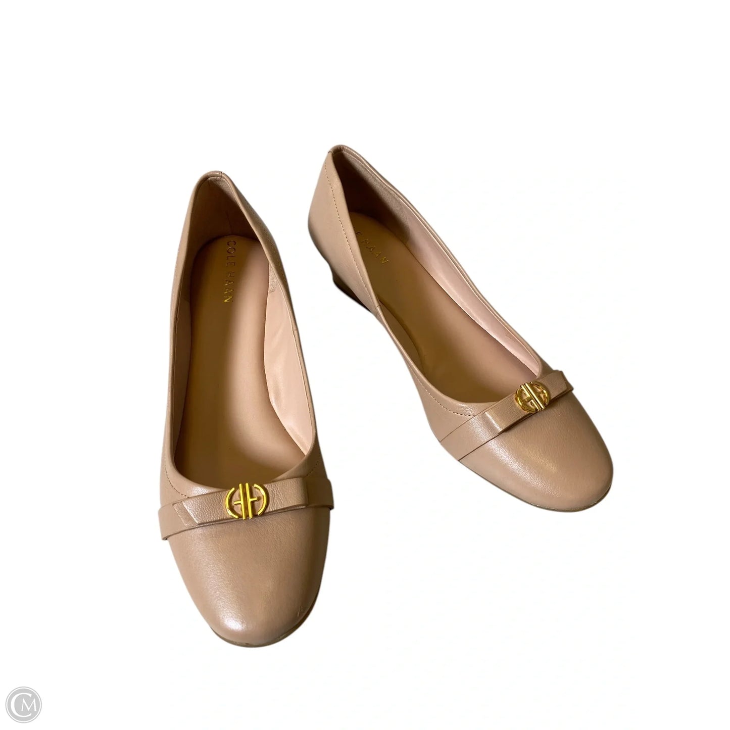 Shoes Heels Wedge By Cole-haan In Tan, Size: 9