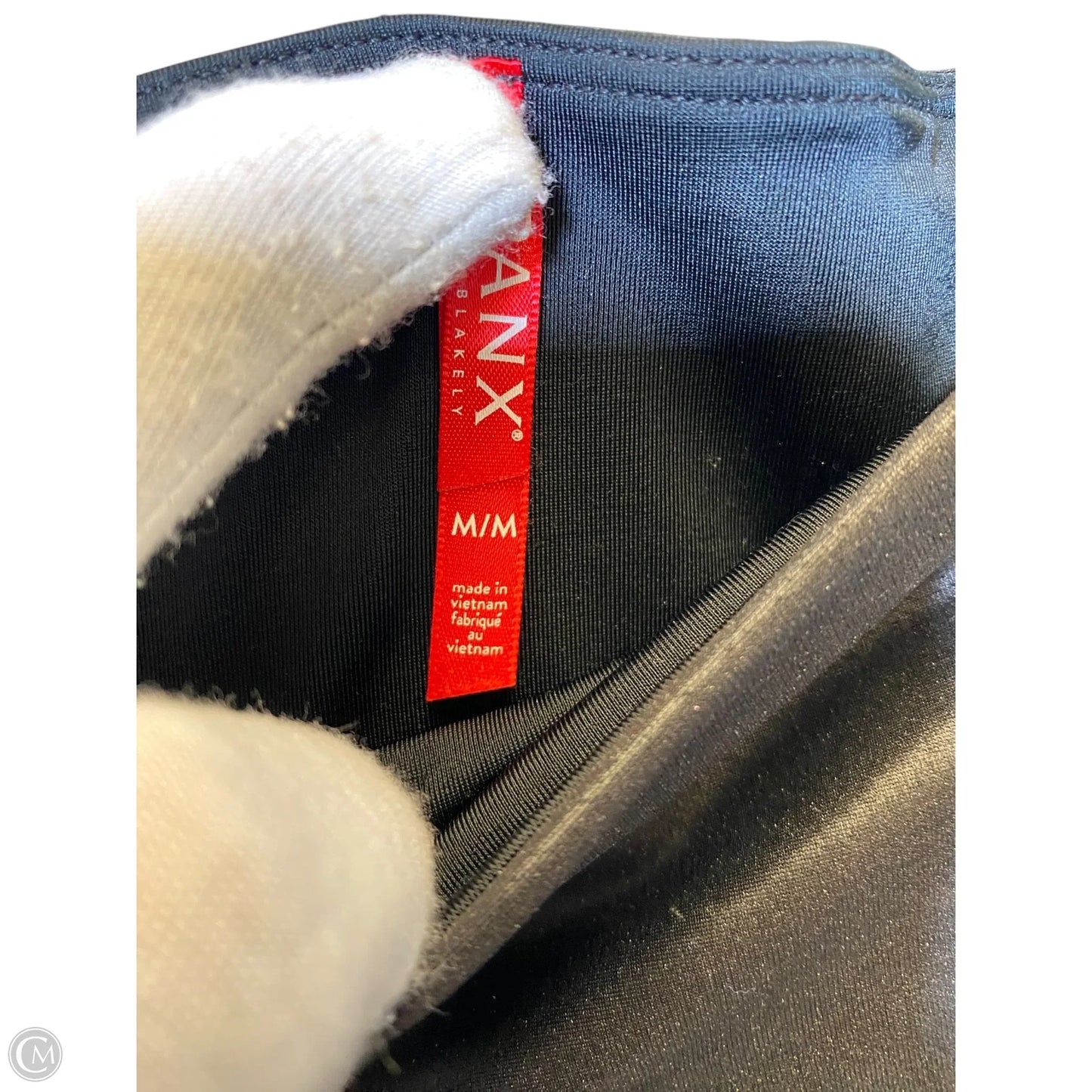 Athletic Leggings By Spanx In Black, Size: M